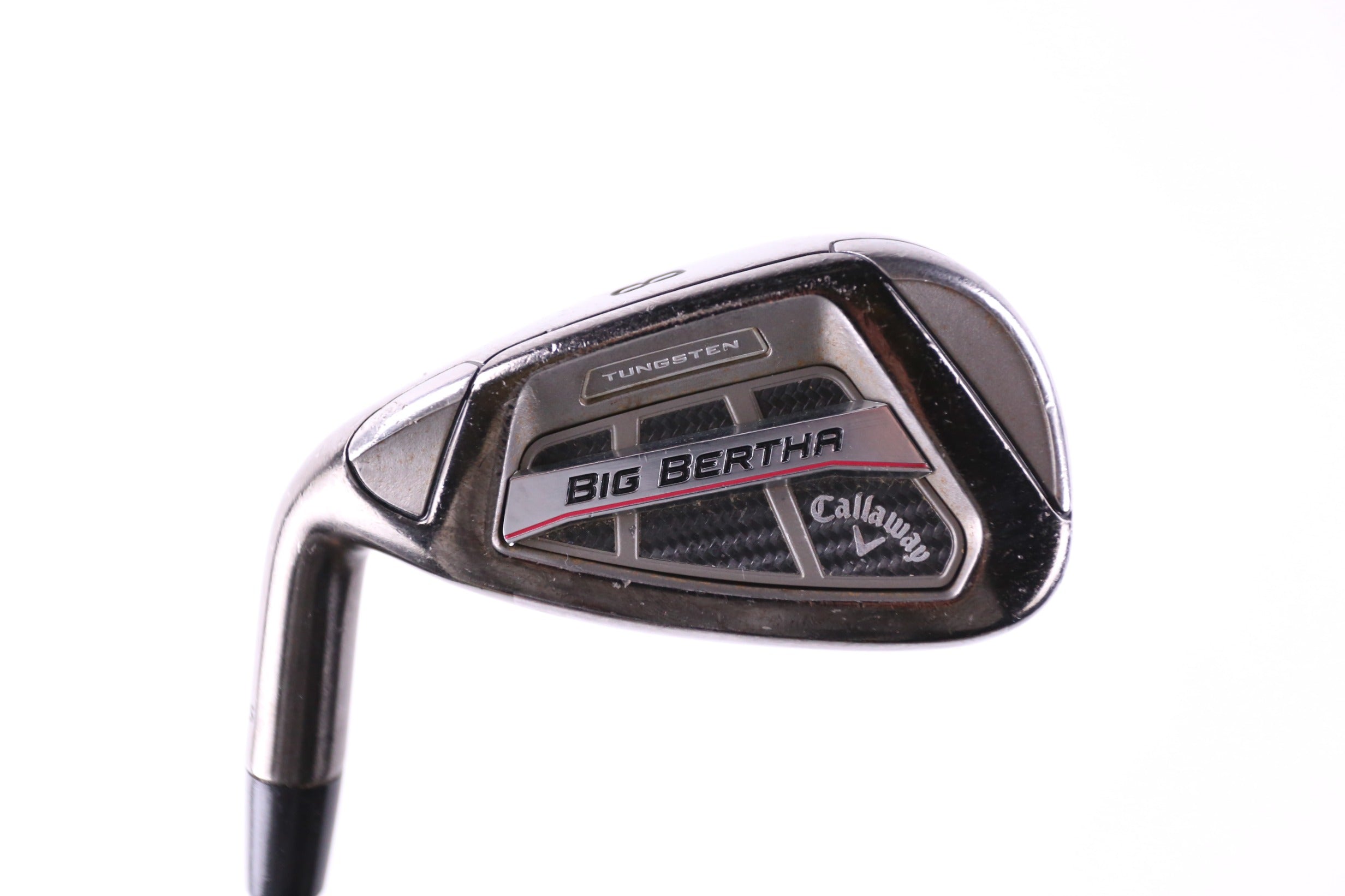 Used Callaway Big Bertha OS 8 Iron Left Handed Stiff Flex Golf Club - Perfect for Left-Handed Golfers & Driving Range Practice