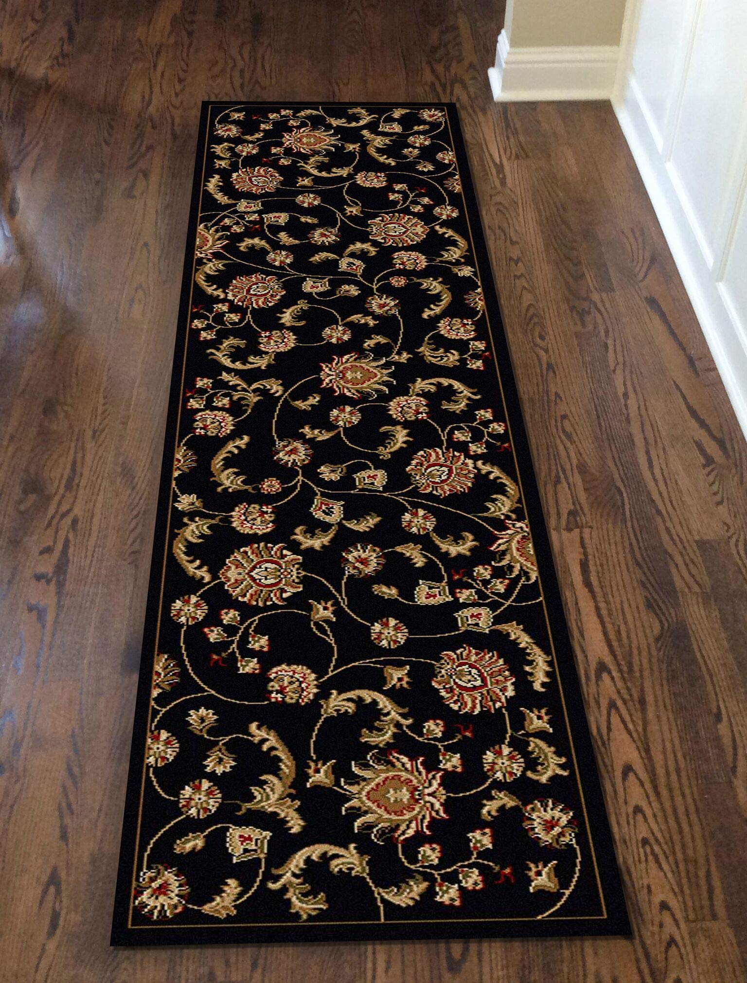 Radici Como Black Area Rug 2'2