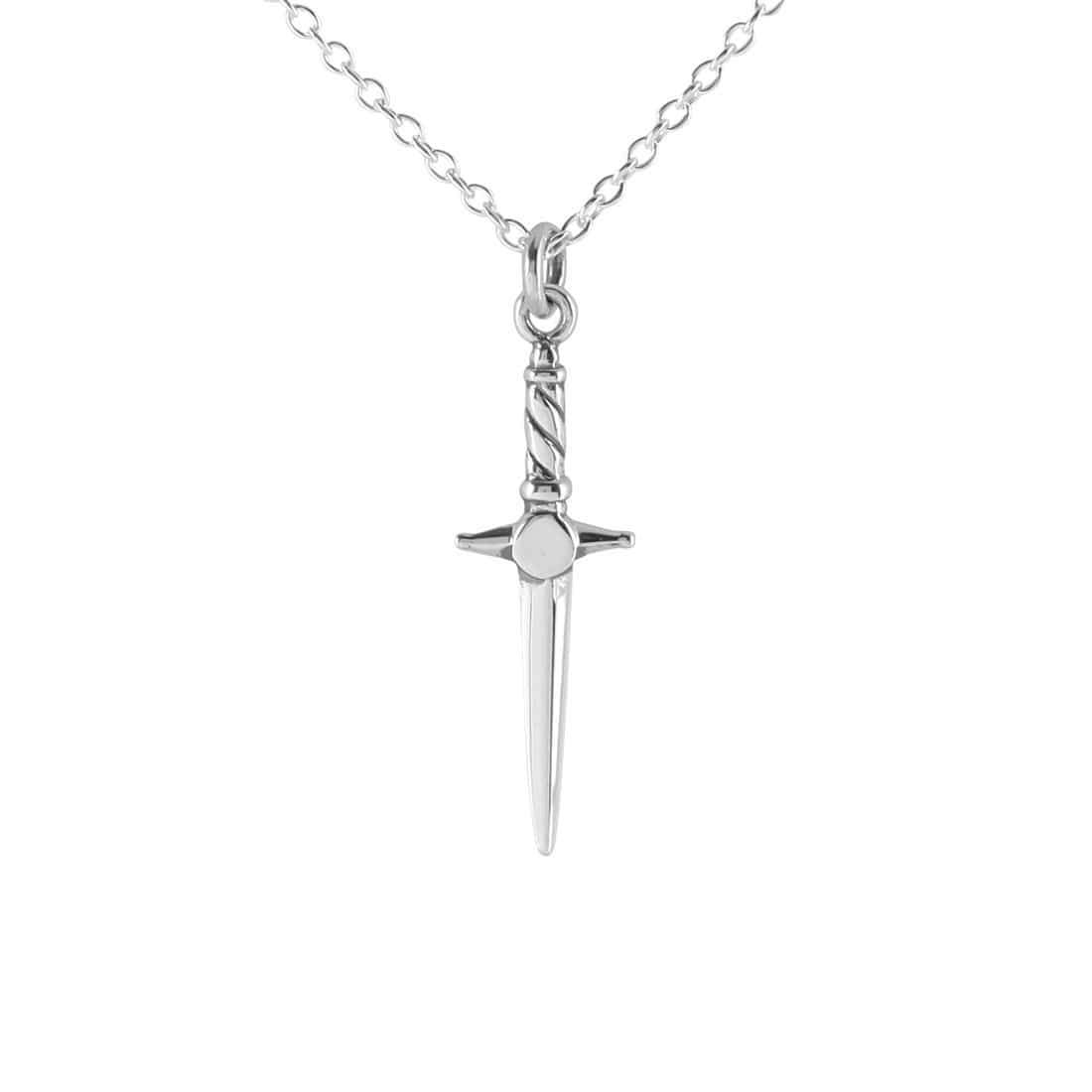 Cosmic Dagger Necklace - Elegant Stainless Steel Pendant with Adjustable Chain - Perfect for Gifts, Cosplay, and Gothic Fashion Accessories