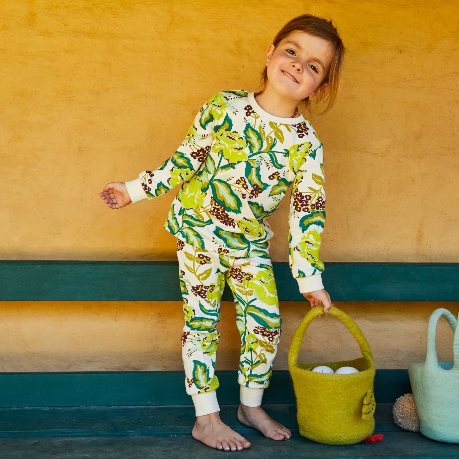 Margot Kids Cotton Pajama Set - Soft & Comfortable Sleepwear for Girls & Boys - Perfect for Bedtime, Lounging & Sleepovers