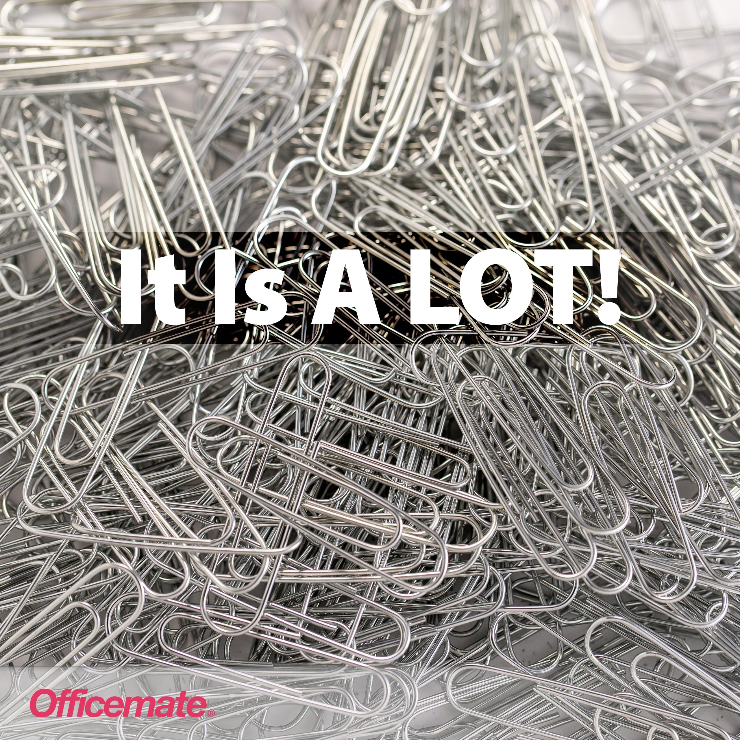 Officemate Giant Paper Clips - 1000 Count (10 Boxes of 100) for Office, School & Home Organization - Heavy Duty Document Clips for Files, Reports & Craft Projects