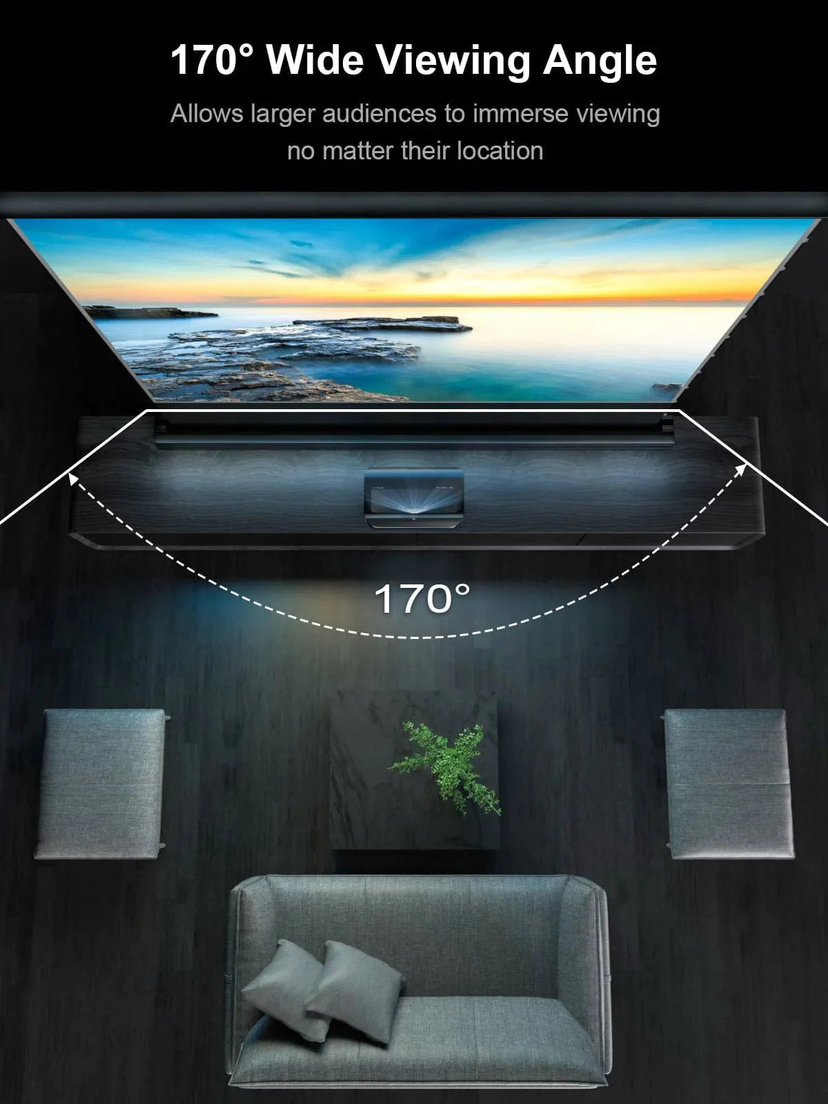 AWOL Vision LTV 3500 Pro Plus 100'' 120