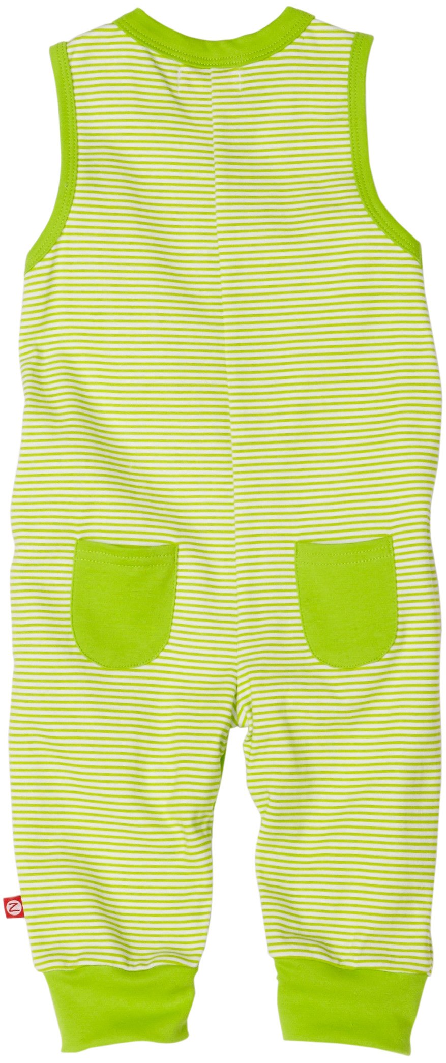 ZUTANO Baby Girls' Candy Stripe Sleeveless Romper - Soft Cotton Jumpsuit for Infants & Toddlers - Perfect for Summer Playdates, Beach Outings & Photo Shoots