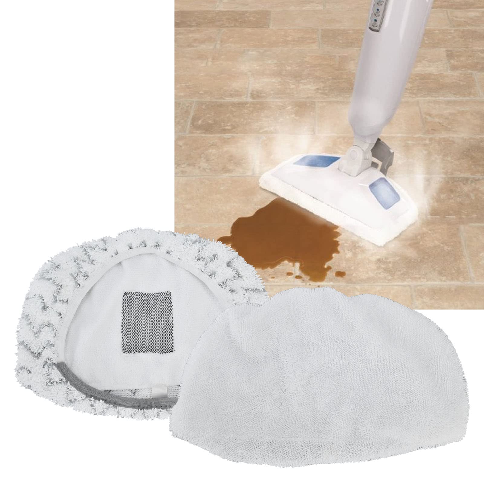 Premium Microfiber Mop Pads (2-Pack) - Super Absorbent Cleaning Cloths for Floors, Ideal for Living Room & Home Use - Compatible with 1940 & 1440 Series Mops