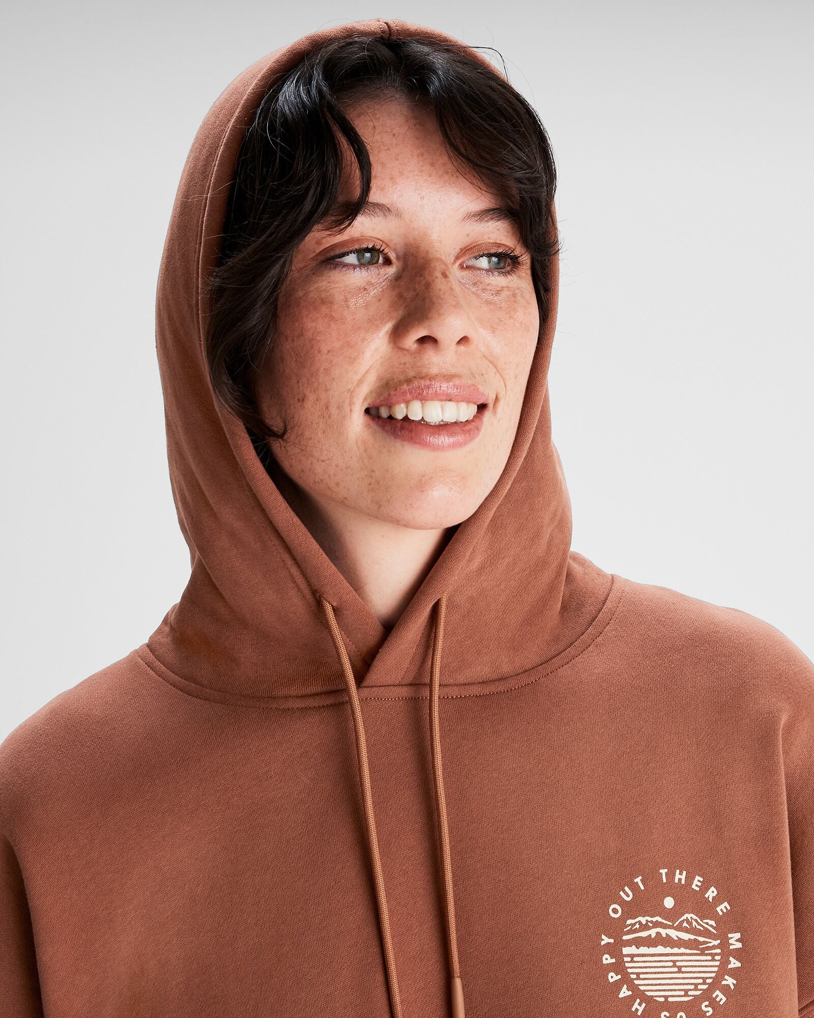 Women's Oversized OT Logo Slouchy Lightweight Hoodie - Cozy Pullover Sweatshirt for Casual Wear & Lounge | Perfect for Fall & Winter Outfits
