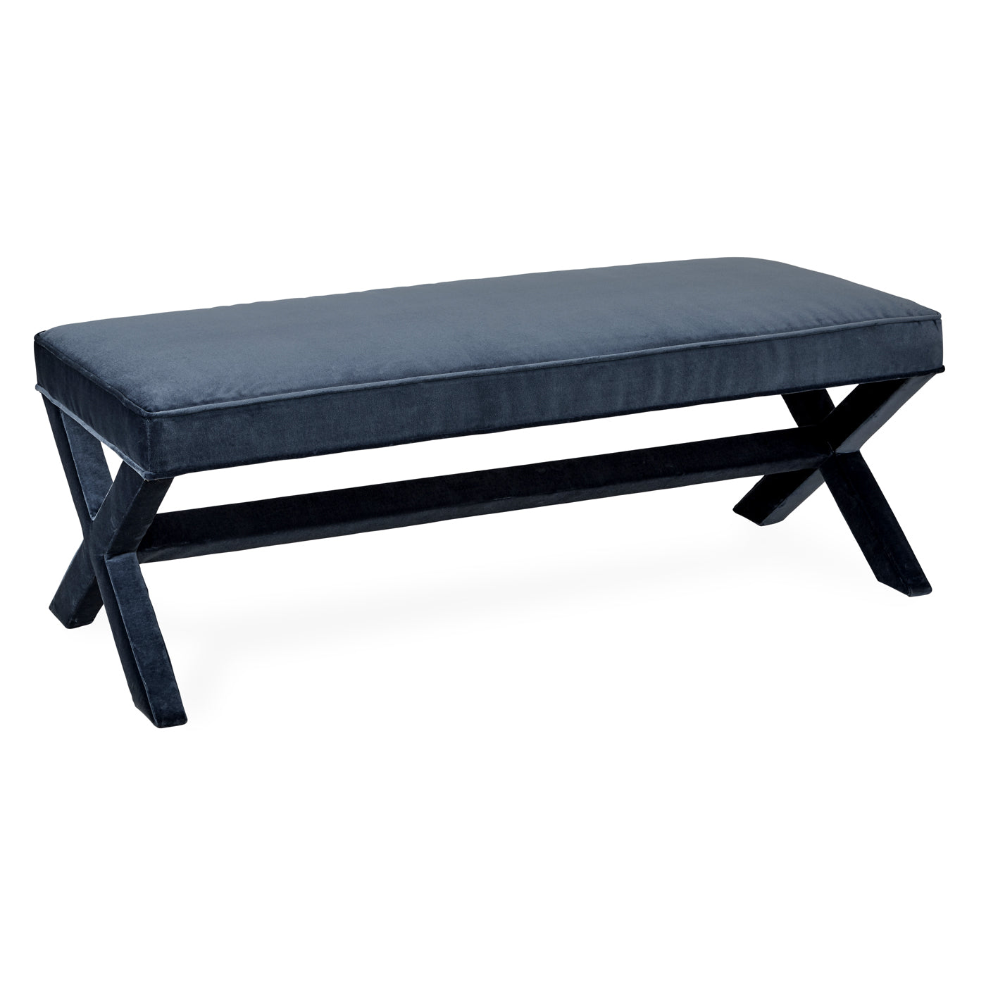 Double X Bench - Sturdy and Stylish Outdoor/Indoor Wooden Bench for Patio, Garden, or Living Room - Perfect for Relaxing, Lounging, and Decorating Your Space