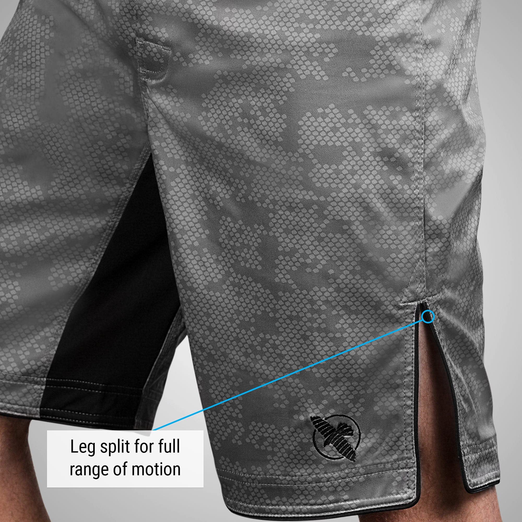 Hayabusa Hexagon BJJ Shorts - Premium Brazilian Jiu-Jitsu Training Shorts for Men & Women - Lightweight, Durable & Comfortable for MMA, Grappling & No-Gi BJJ Workouts