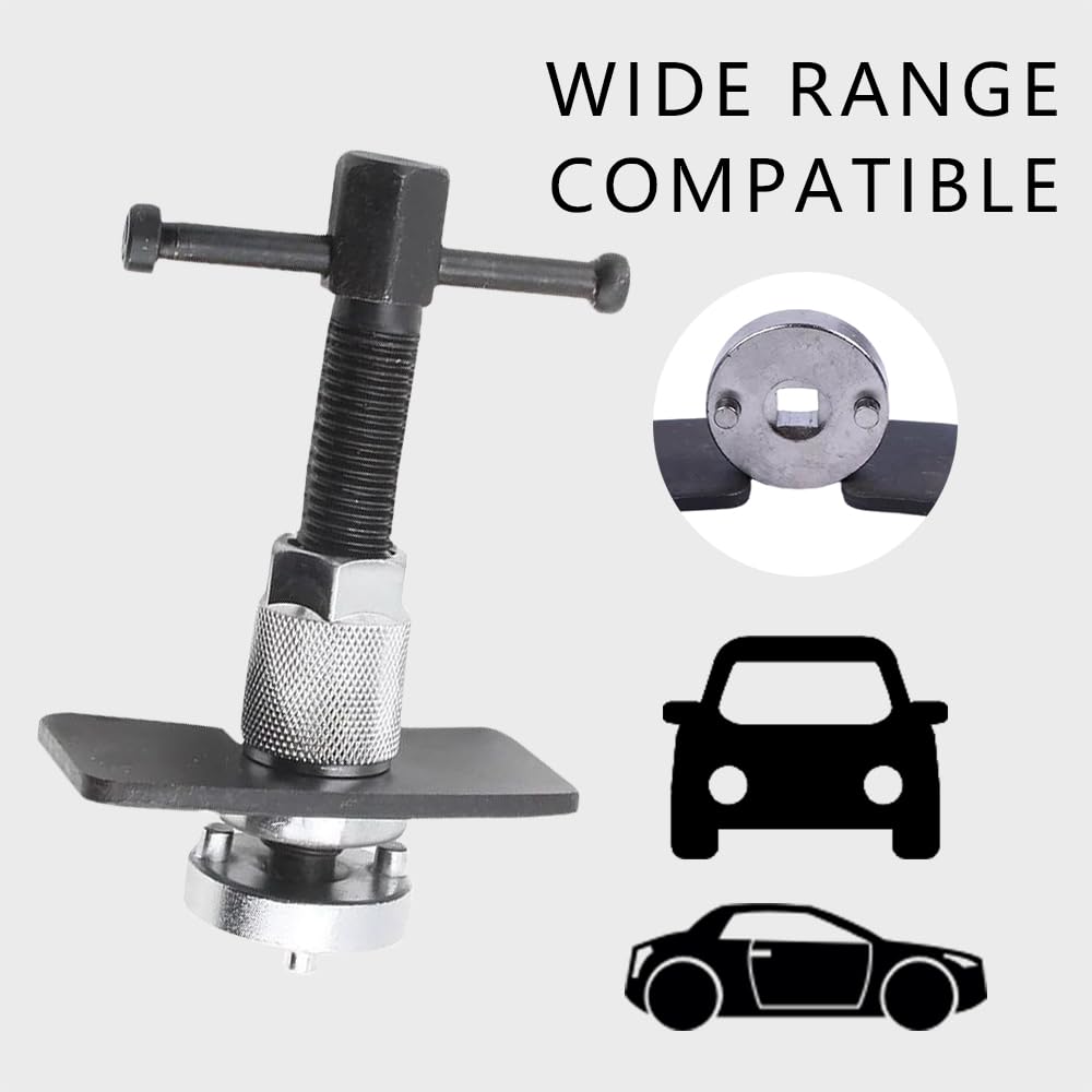 ASUBHA 3-Piece Brake Caliper Piston Rewind Tool Set - Rear Brake Pad Replacement Kit for Car & Auto Repair | DIY Brake Maintenance & Professional Mechanic Use
