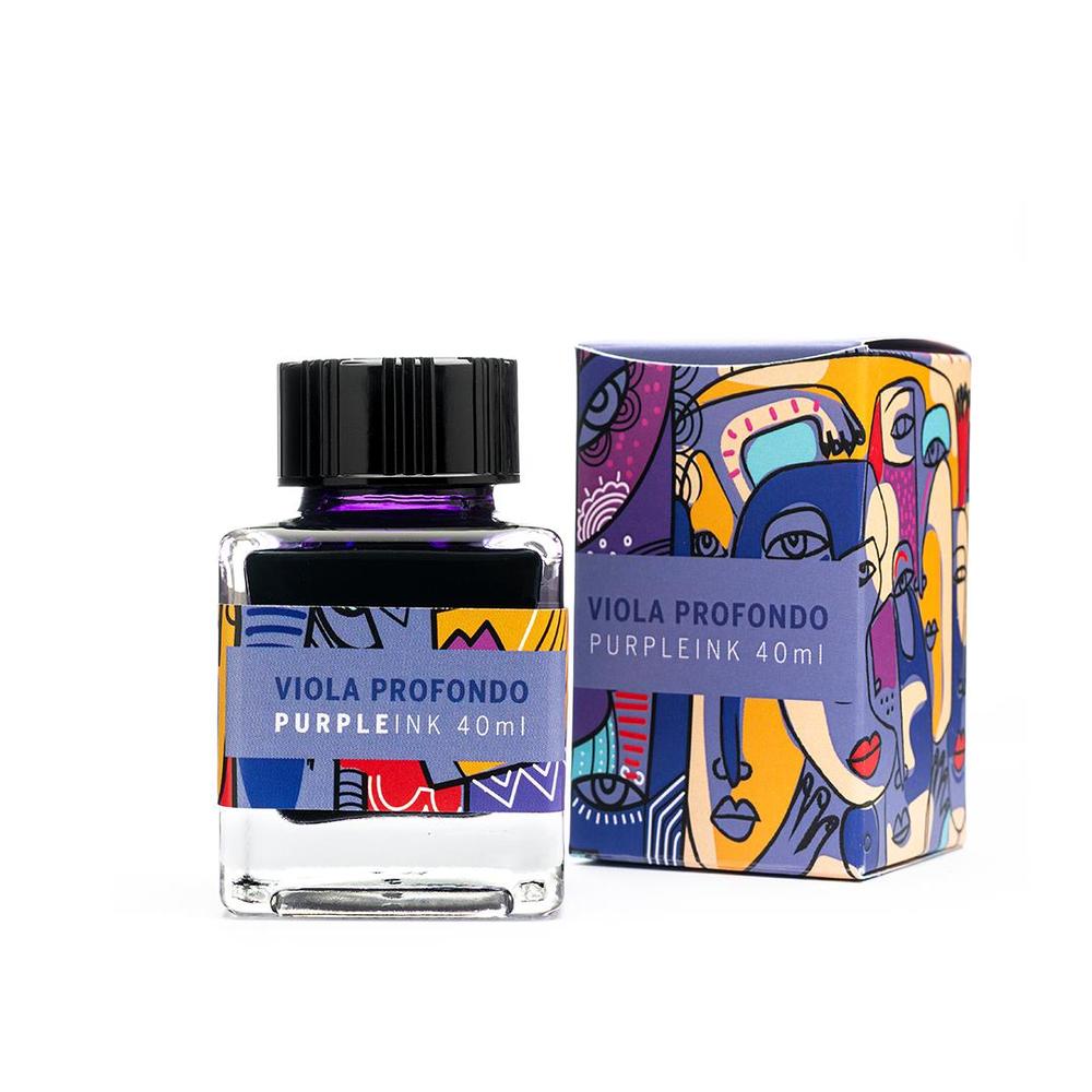 Leonardo Fountain Pen Ink Bottle (40ml) - Premium Calligraphy & Writing Ink for Fountain Pens, Ideal for Journaling, Letter Writing, and Artistic Projects