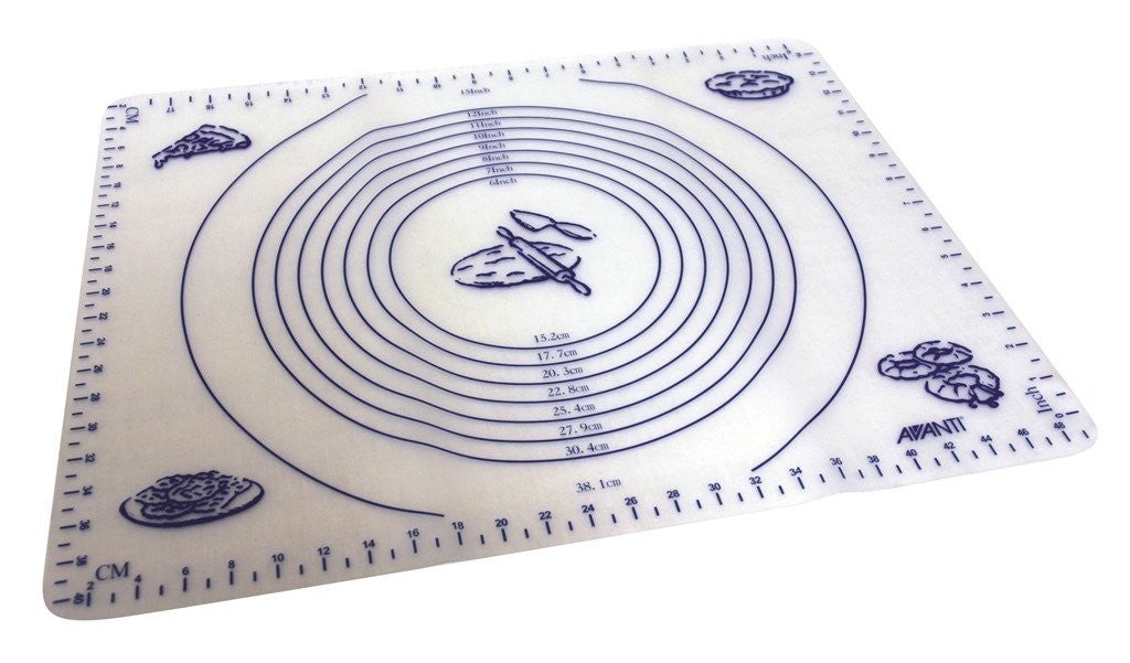 Avanti Non-Stick Silicone Pastry Mat 49.5x39cm - Premium Baking Sheet for Cookies, Dough, Fondant & Chocolate - Perfect for Home Bakers & Professional Kitchens