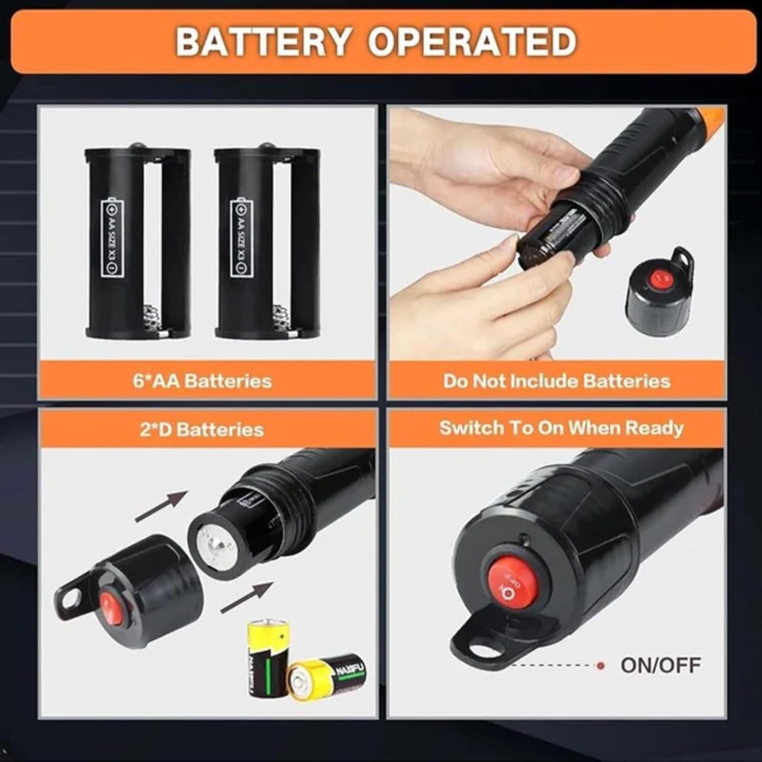 Ivyever Portable Battery Powered Gas Pump - Handheld Fuel Transfer Pump for Gas, Diesel, Water - Easy to Use with Rechargeable Battery - Perfect for Cars, Boats, Lawn Mowers & Emergency Fuel Transfer (Orange)