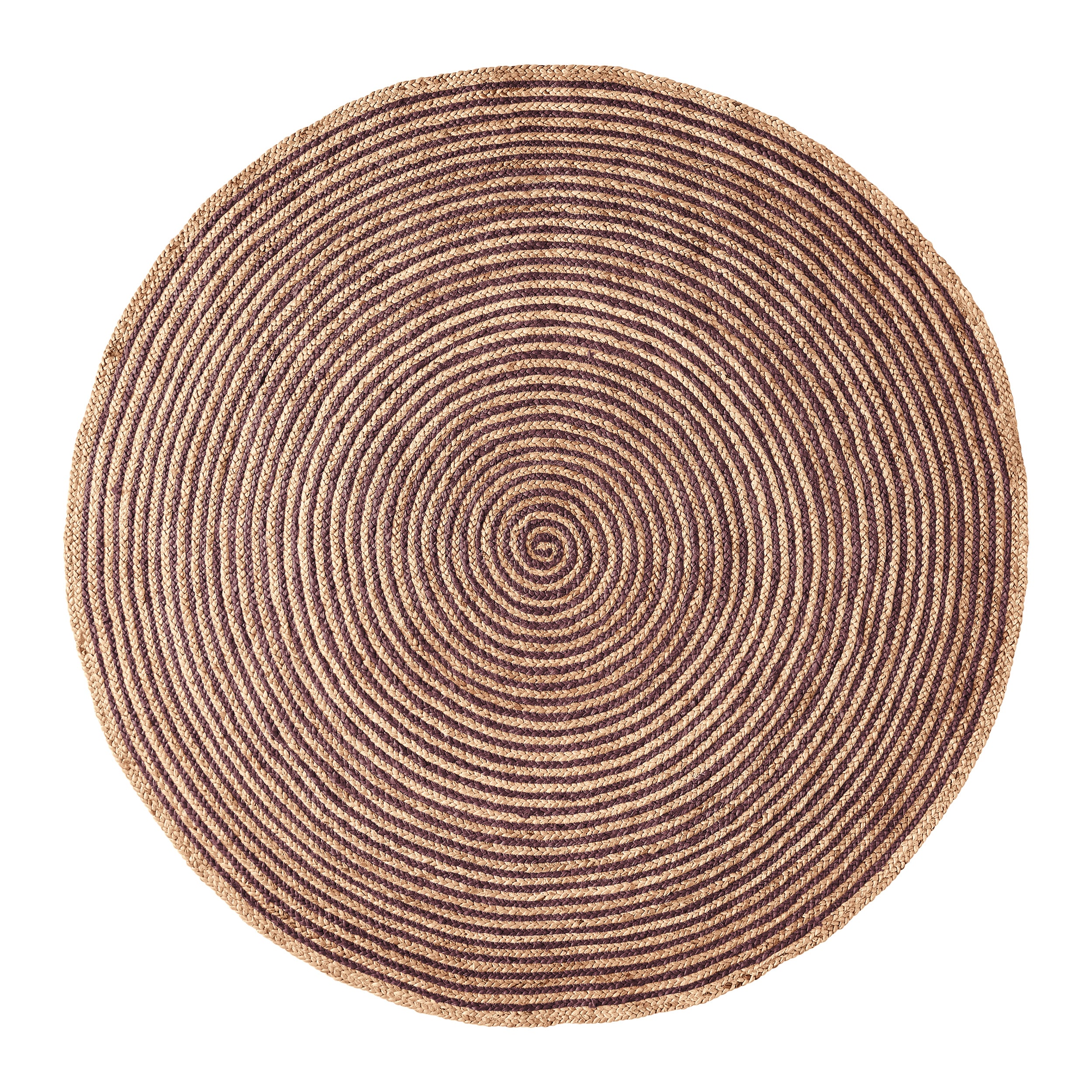 Braided Jute Reversible Handwoven Rug - Natural Fiber Indoor/Outdoor Area Rug for Living Room, Bedroom, Patio & Deck - Eco-Friendly Home Decor