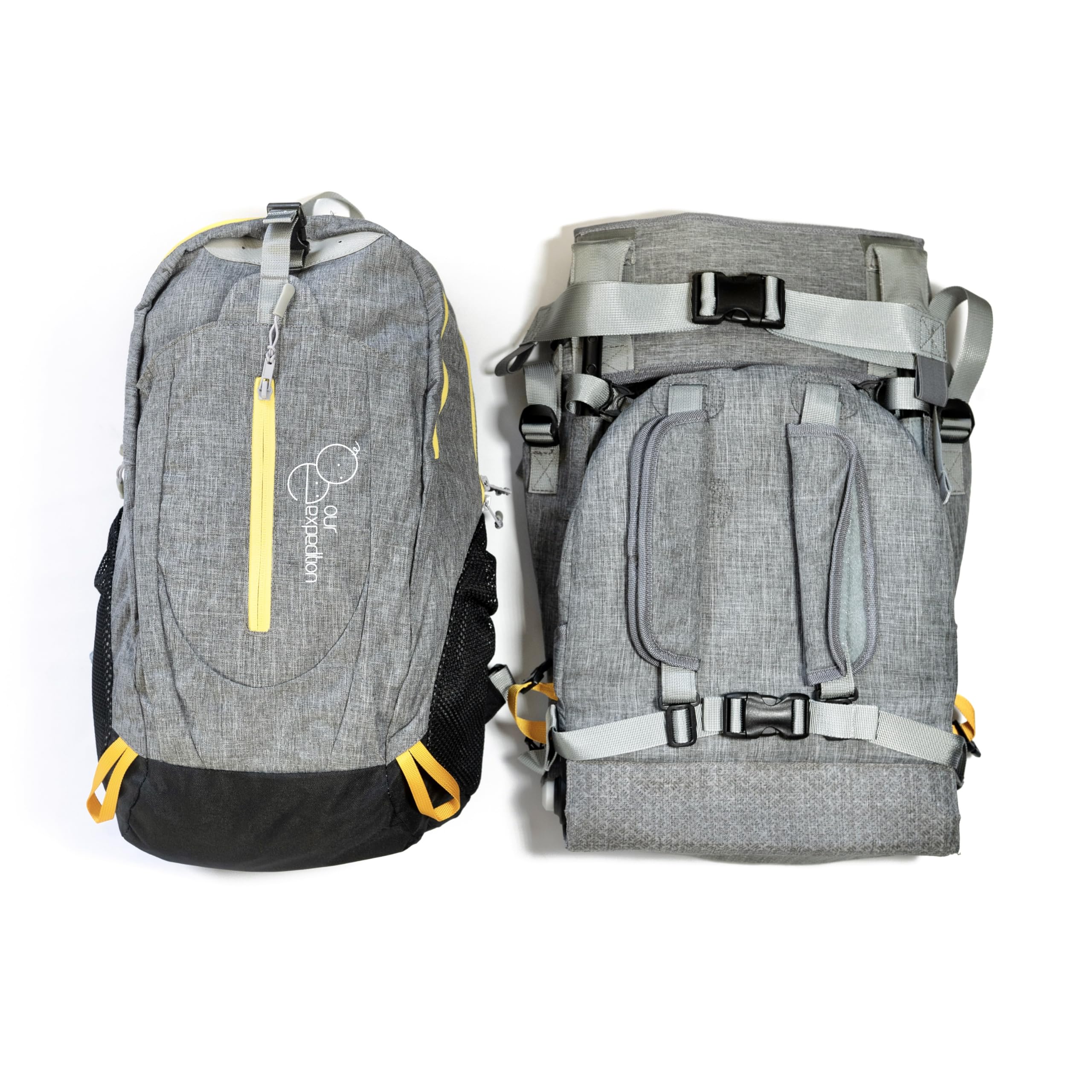 **OE Shoulder Hiking Carrier for Kids & Toddlers - Adjustable Sunshade & Detachable Backpack - Comfortable Outdoor Baby Carrier for Hiking, Camping & Travel - Our Expedition**