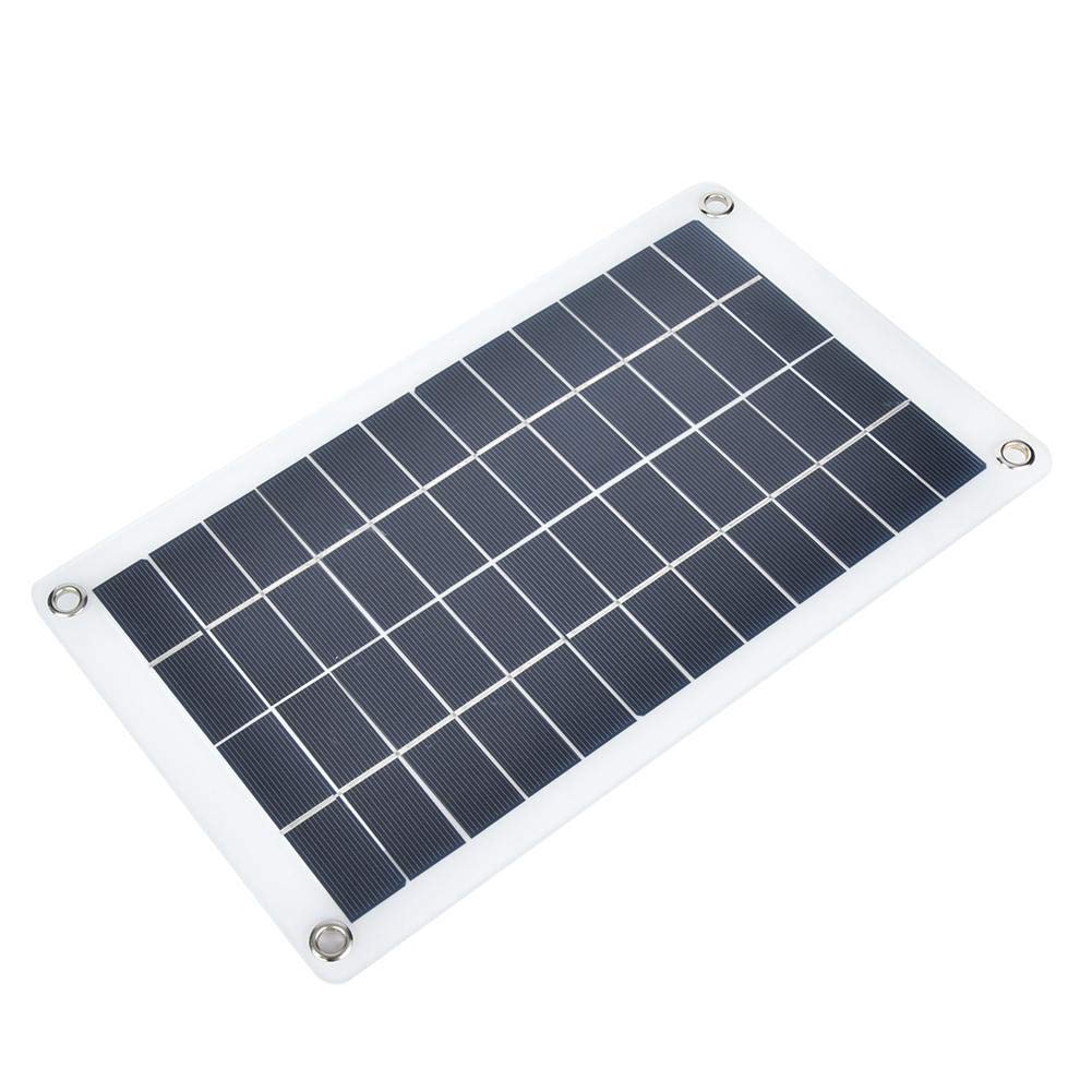 7.5W 12V Monocrystalline Solar Panel - High Efficiency Flexible Solar Charger for Outdoor Camping, RV, Boat & Off-Grid Power