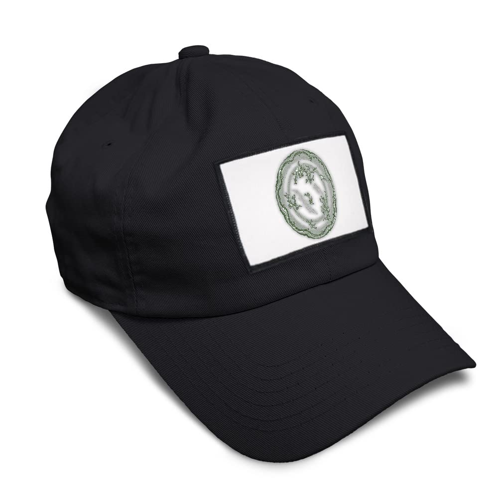 Vintage Green Soft Baseball Cap for Men & Women - Adjustable Dad Hat with Plate Design - Perfect for Home, Kitchen, Outdoor & Casual Wear
