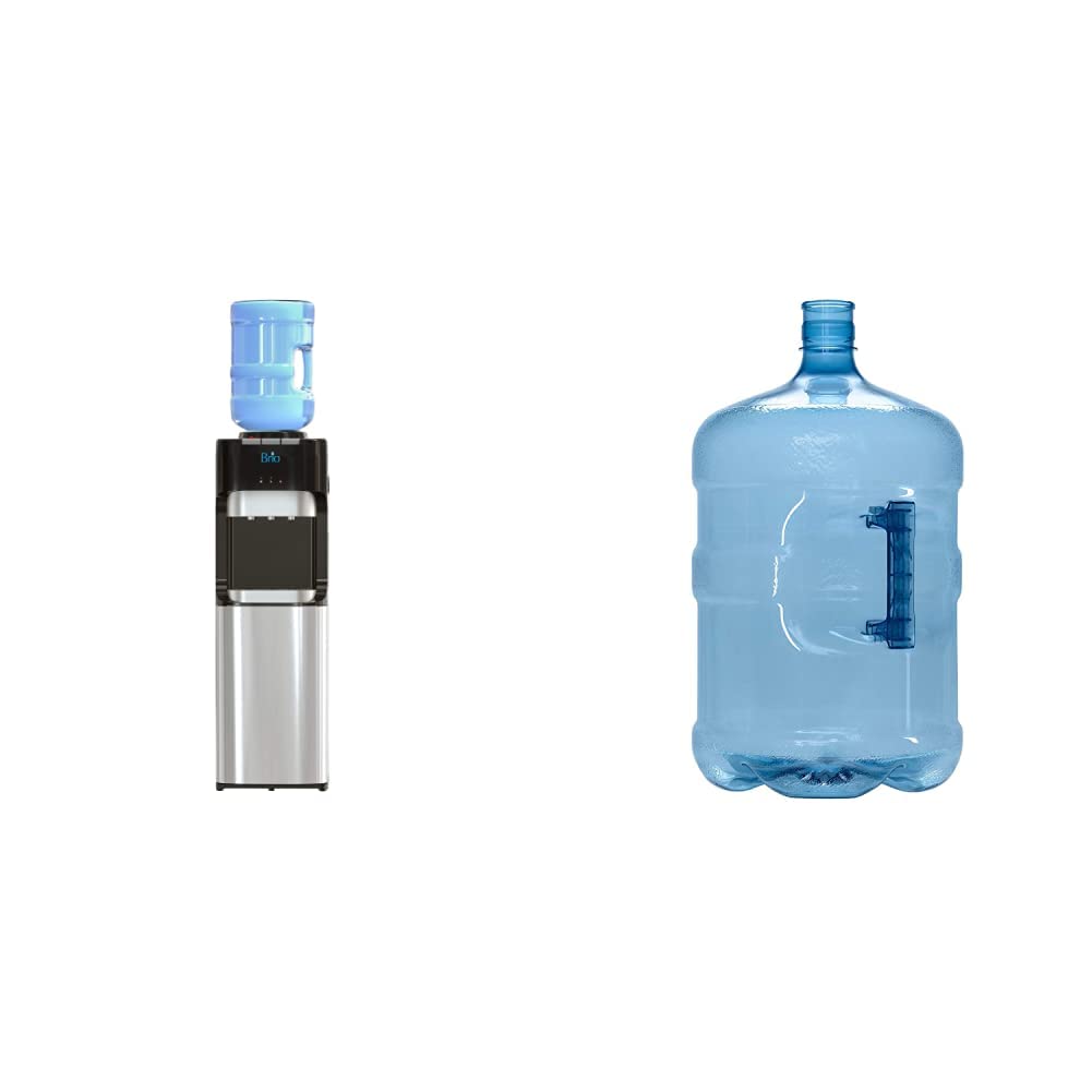 CLTL420V2 Brio Essential Series Top Loading Water Cooler Dispenser - 3 Temperature Settings, Child Safety Lock, Compatible with 3 & 5 Gallon Bottles, Energy Star Certified - Perfect for Offices, Homes, and Schools