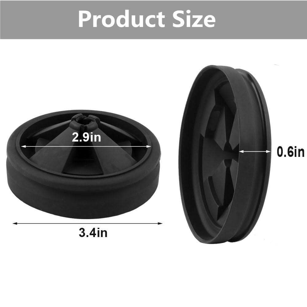2 Pack Garbage Disposal Splash Guard - 3 3/8