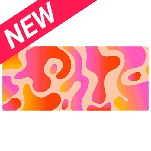 Abstract Pink Orange Modern Retro