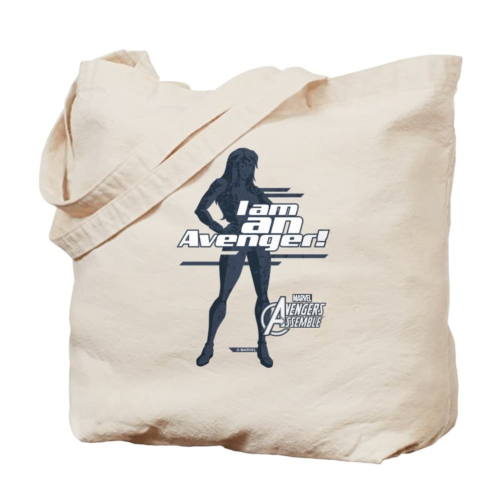 Avenger Black Widow Tote Bag - Natural Canvas Reusable Shopping Bag for Groceries, Beach & Daily Use | Eco-Friendly Marvel Superhero Gift