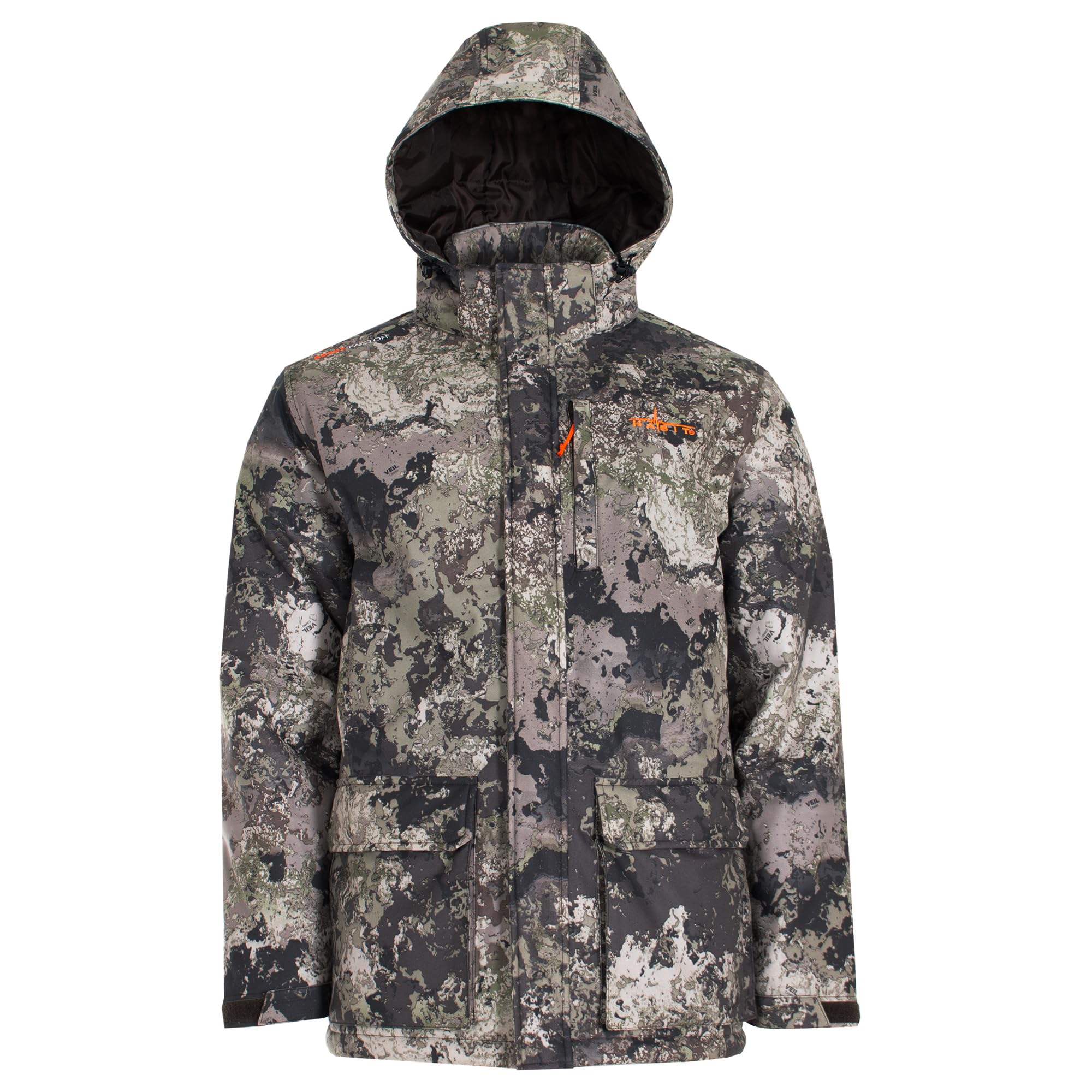HABIT Men's Insulated Waterproof Parka Jacket - Winter Warm Windproof Coat for Outdoor Activities, Hiking & Snow Sports
