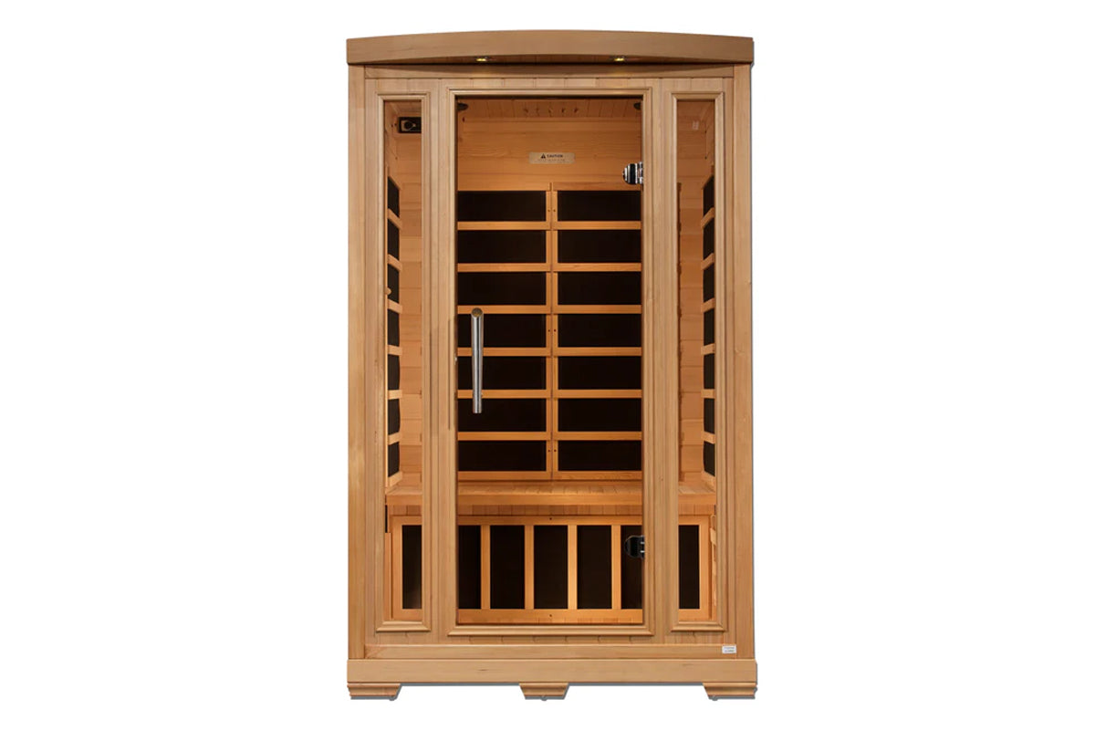 Pro 6 Madison 1-2 Person Near Zero EMF Far Infrared Sauna (2025 Edition) - Premium Home Spa for Relaxation & Detox