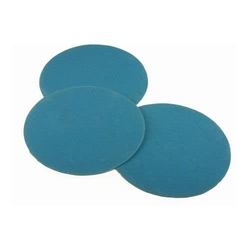 Red Label Abrasives 6 Inch 120 Grit PSA Sanding Discs - 10 Pack for Auto Body Repair, Woodworking & Metal Polishing - Self-Adhesive Film Discs for Smooth Finishing