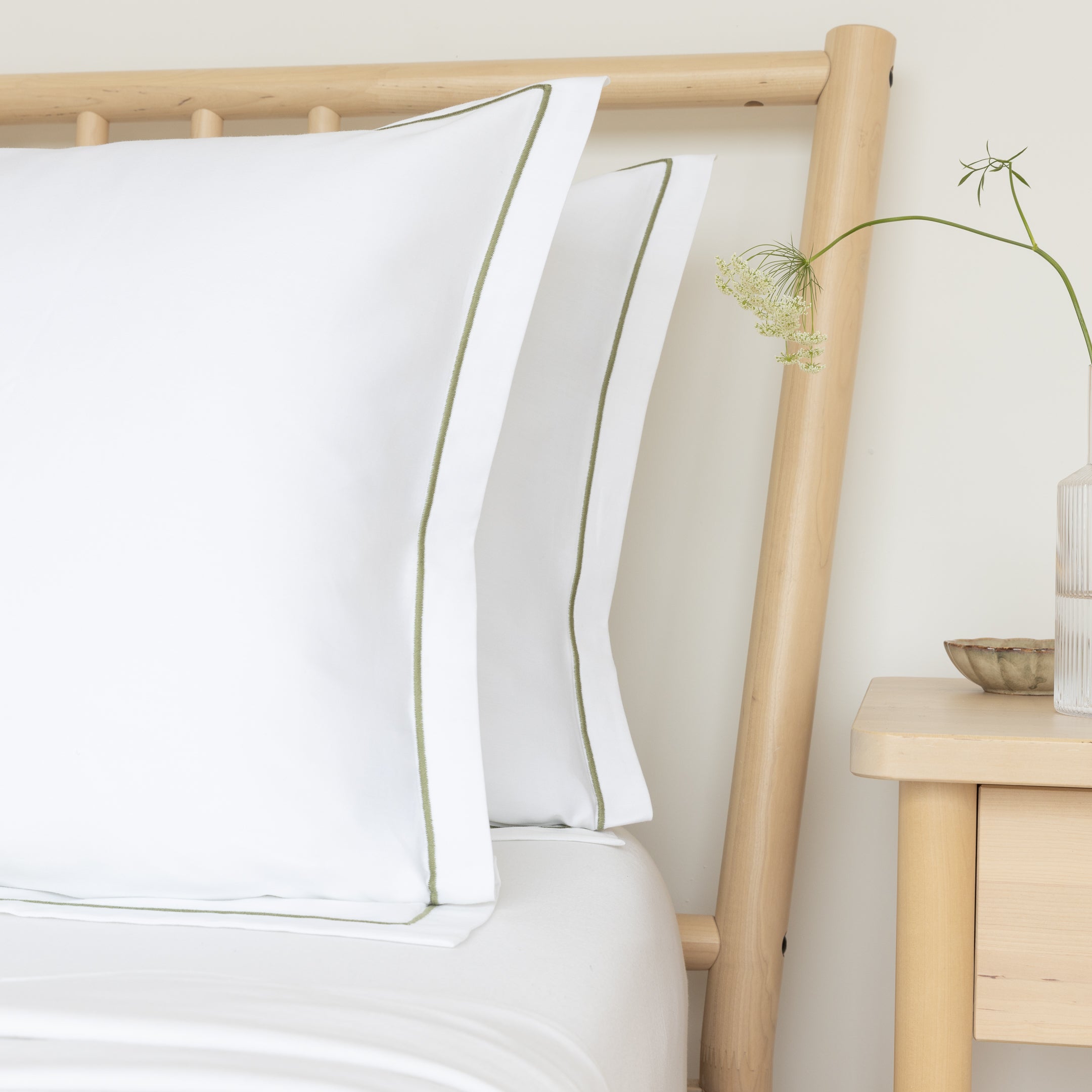 Premium Oxford Edge Pillowcase Set - 100% Hero Cotton for Ultimate Comfort | Perfect for Bedroom, Hotel, and Travel Use