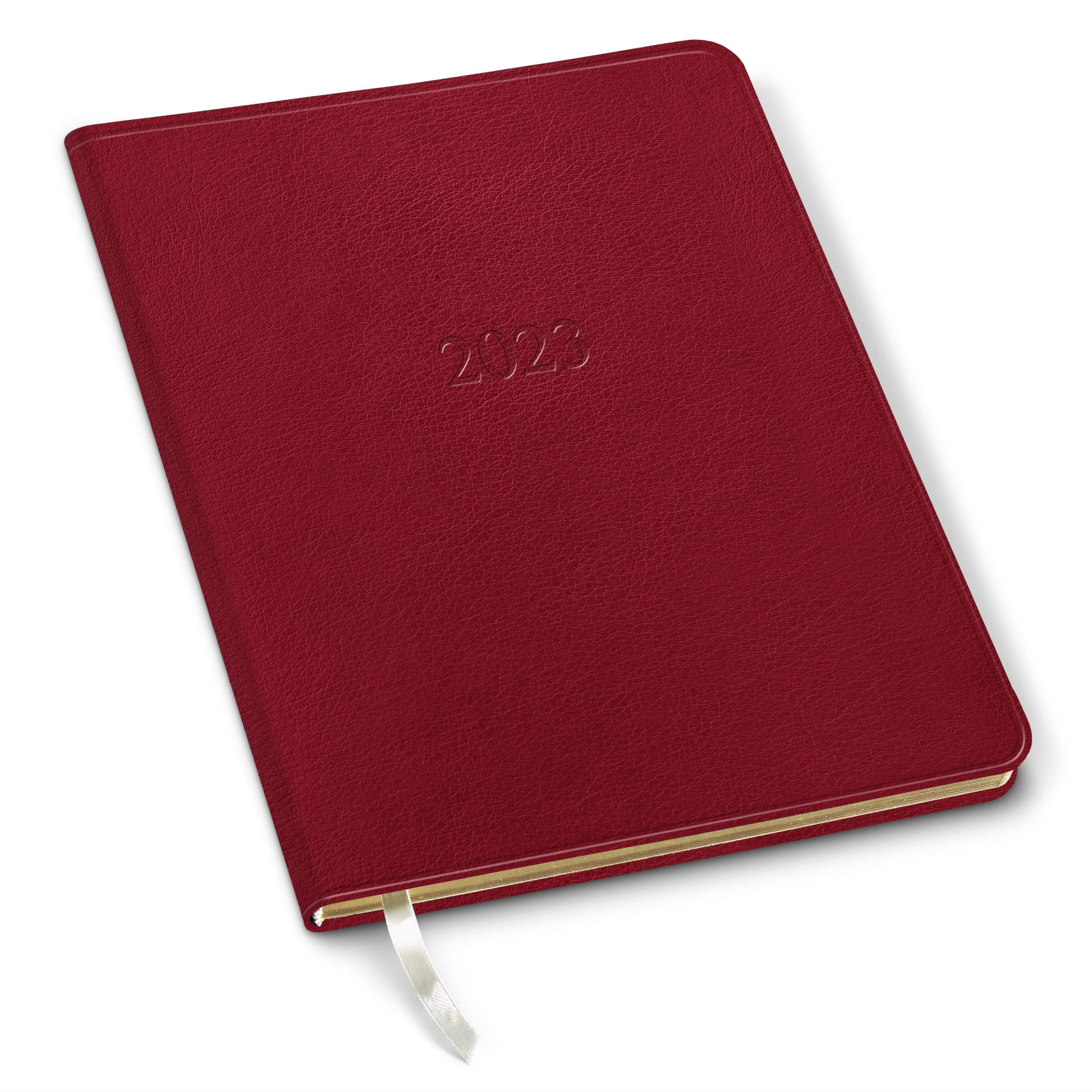 2023 Professional Leather Planner - Camden Red - 9x7