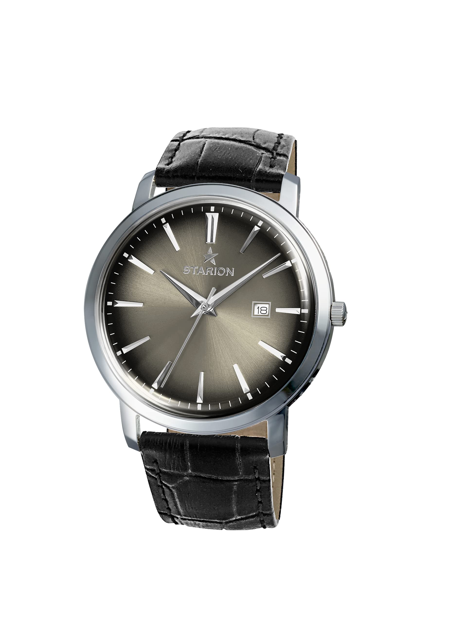 STARION Retro Watches for Men & Women - Japanese Automatic Movement with Date Display - Water Resistant Stainless Steel Case - Perfect for Casual Wear, Office & Outdoor Activities