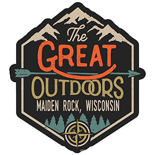 Maiden Rock Wisconsin The Great Outdoors 4-Inch Fridge Magnet - Perfect for Home, Office & Travel Souvenirs | Collectible State Pride Decoration