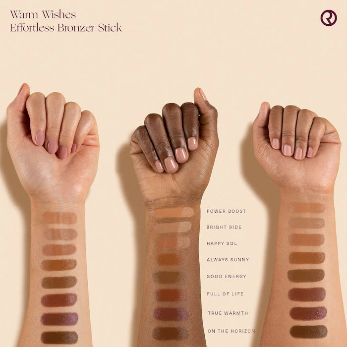 Rare Beauty Warm Wishes Effortless Bronzer Stick - Creamy, Buildable Glow for Cheeks & Contour | Perfect for Everyday Makeup & On-The-Go Touch Ups