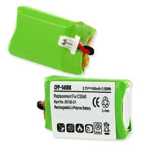 Plantronics CS540 86180-01 Replacement Battery for Wireless Headsets - Long-Lasting Power for Office & Call Center Use