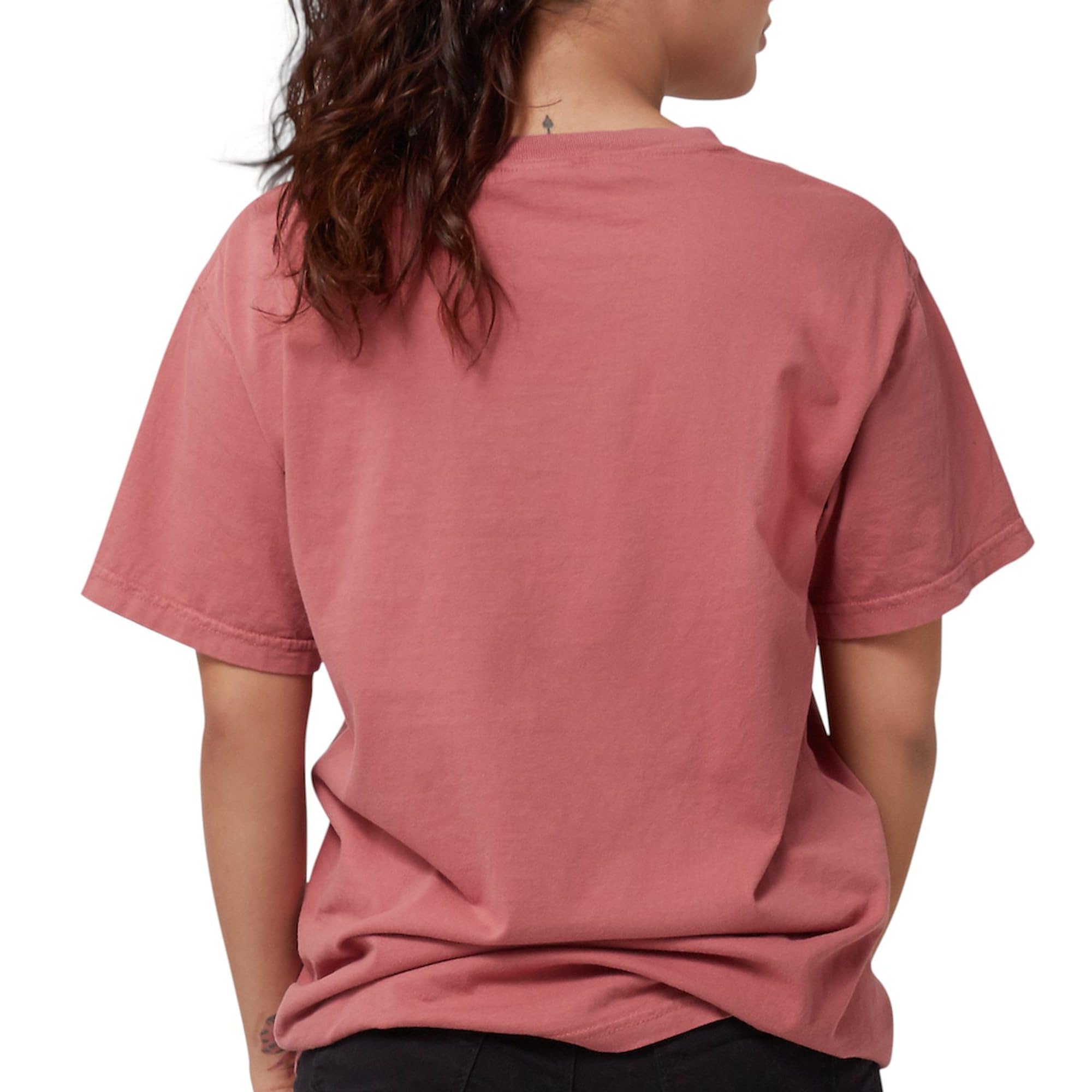 Women's Comfort Colors Coffee Books and Rain Graphic T-Shirt - Soft Cotton Tee for Casual Wear, Gifts & Everyday Outfits