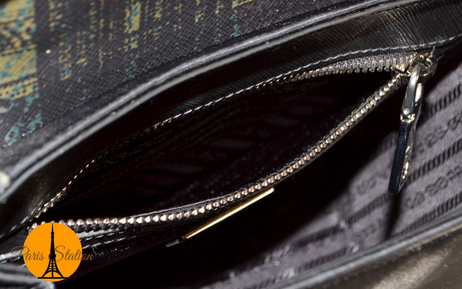 Authentic Prada Black & Green Tartan Saffiano Leather Handbag for Women | Luxury Designer Crossbody Purse | Perfect for Work, Travel & Evening Events