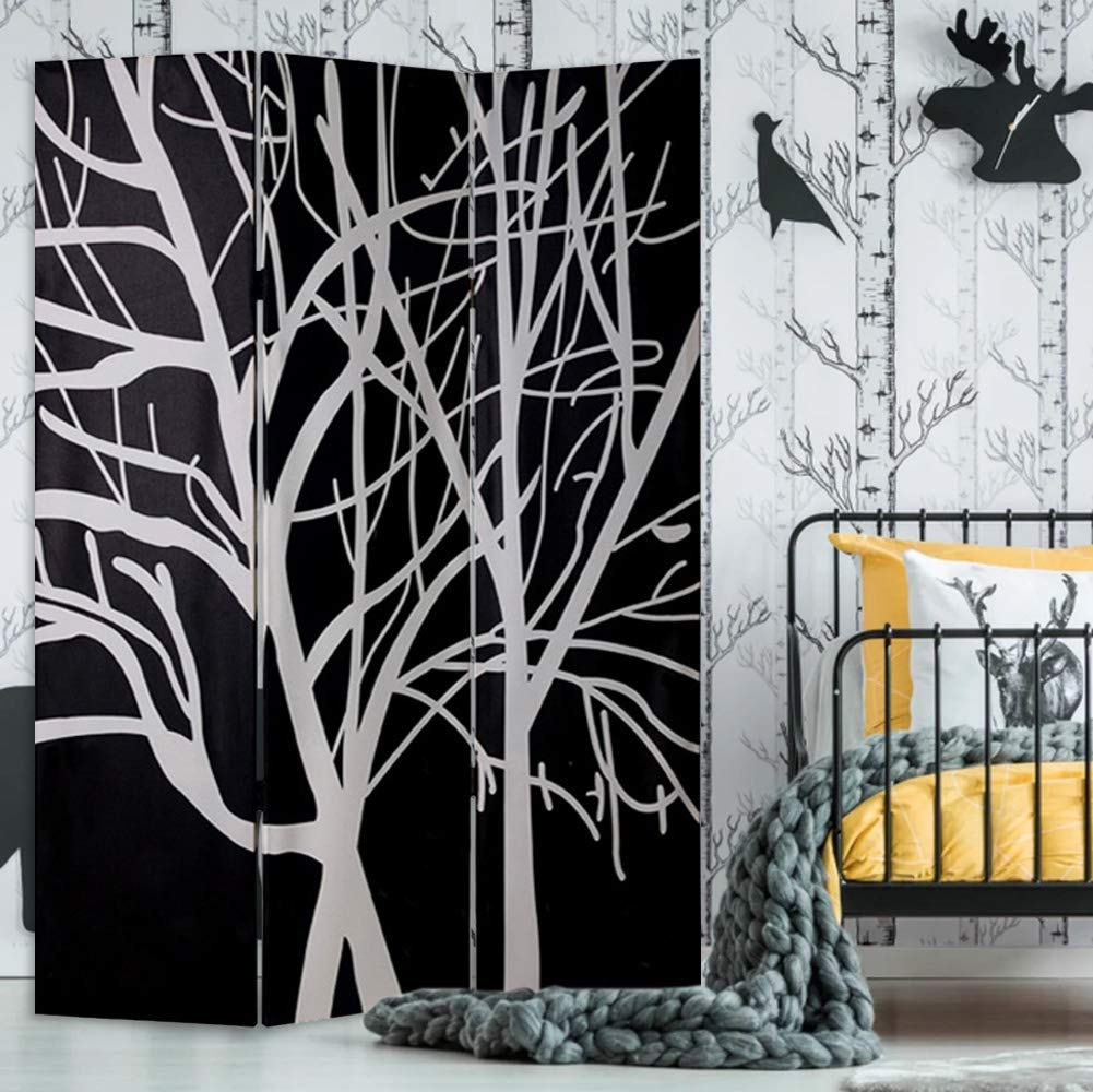 Screen Gems Tranquility Room Divider - Privacy Partition for Home & Office - Perfect for Bedroom, Living Room, and Workspace Separation
