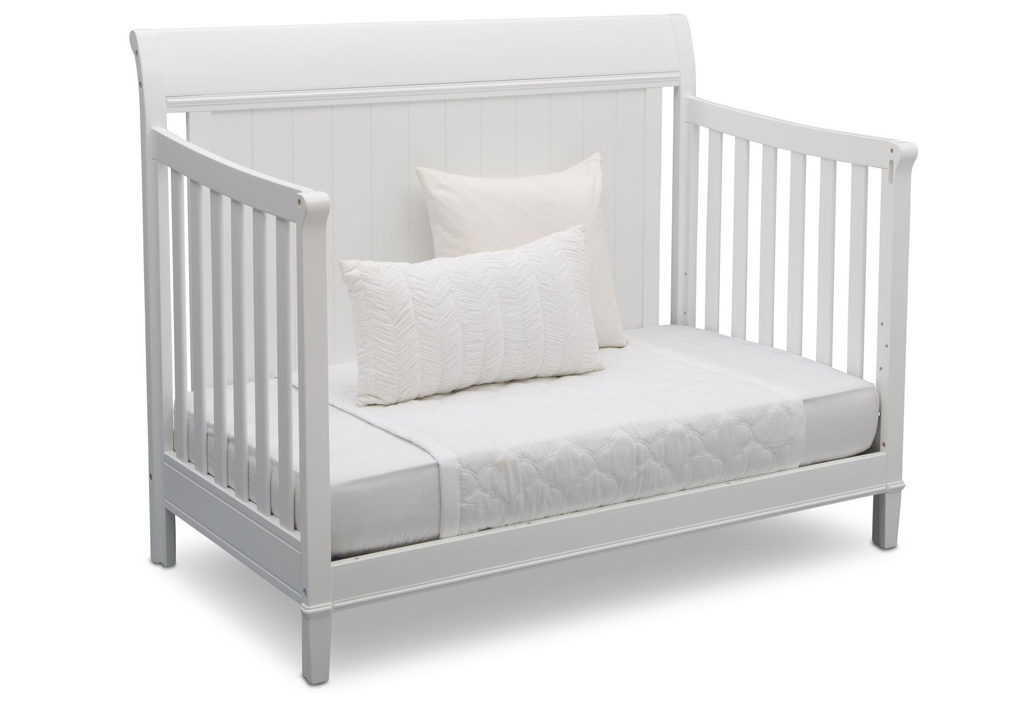 New Haven 4-in-1 Convertible Baby Crib - Toddler Bed, Daybed & Full-Size Bed - Safe Nursery Furniture for Boys & Girls - Perfect for Bedrooms, Daycare & Guest Rooms