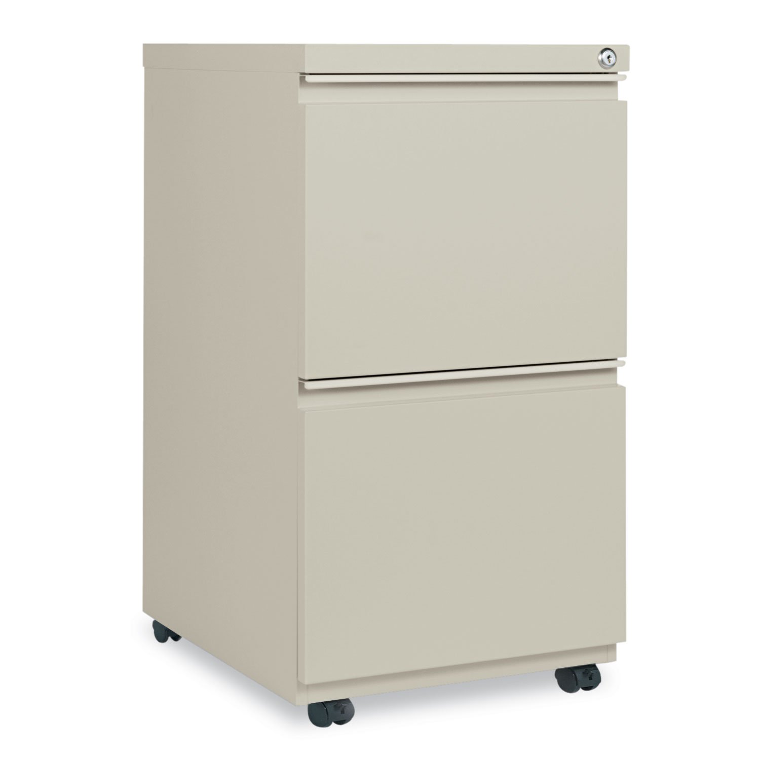 ALEPBFFPY - 2-Drawer Metal File Cabinet with Full-Length Pull, Office Organization & Document Storage Solution for Home or Business Workspace
