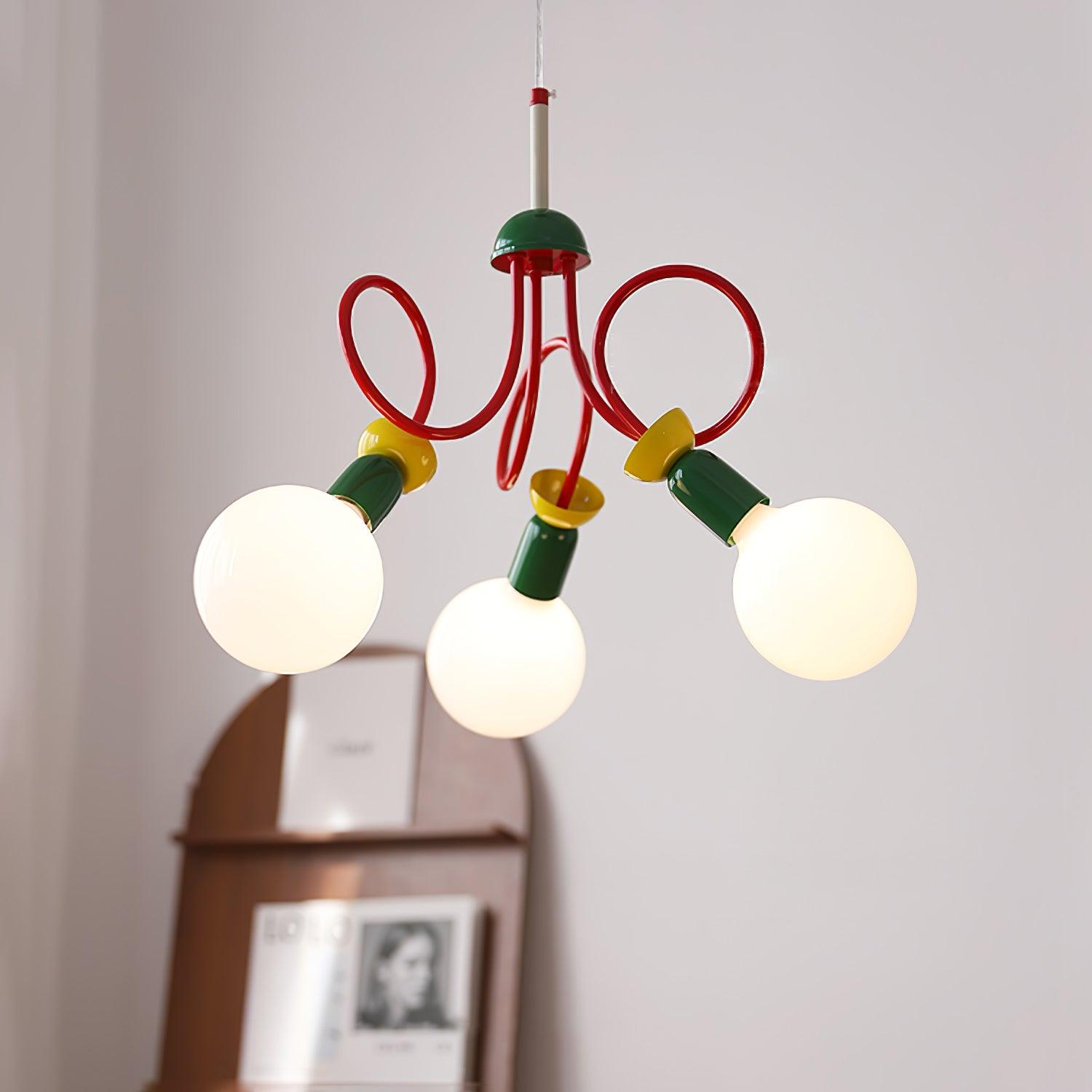 Circulo Play Pendant Lamp - Modern Scandinavian Hanging Light Fixture for Living Room, Bedroom & Dining Area | Dimmable LED Ceiling Light for Home Decor