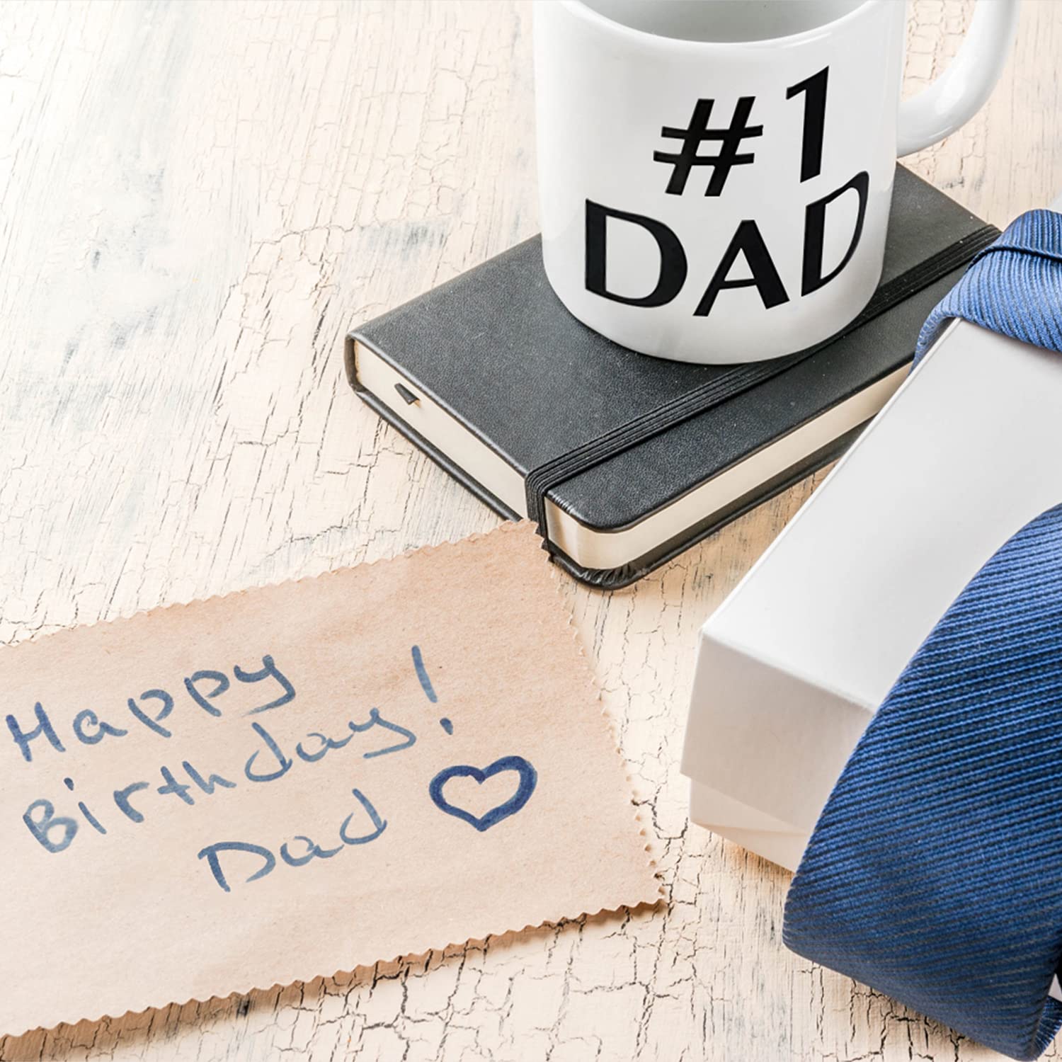 Zenply Best Dad Coffee Mug - 11 oz Funny Novelty Gift for Dad, Husband, Grandpa - Birthday & Christmas Present from Daughter, Son, Wife - Double-Sided Print - Perfect for Office, Home & Father's Day Celebrations