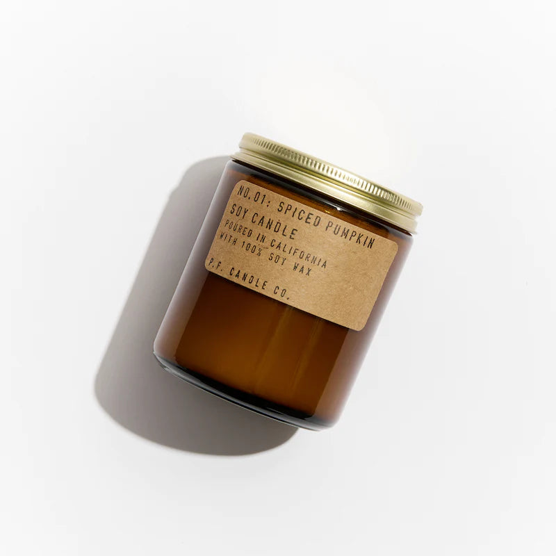 Premium 7.2oz Spiced Pumpkin Soy Candle - Handmade, Long-Lasting, Natural Wax for Home, Office & Relaxation - Perfect for Fall Decor, Gifts & Aromatherapy