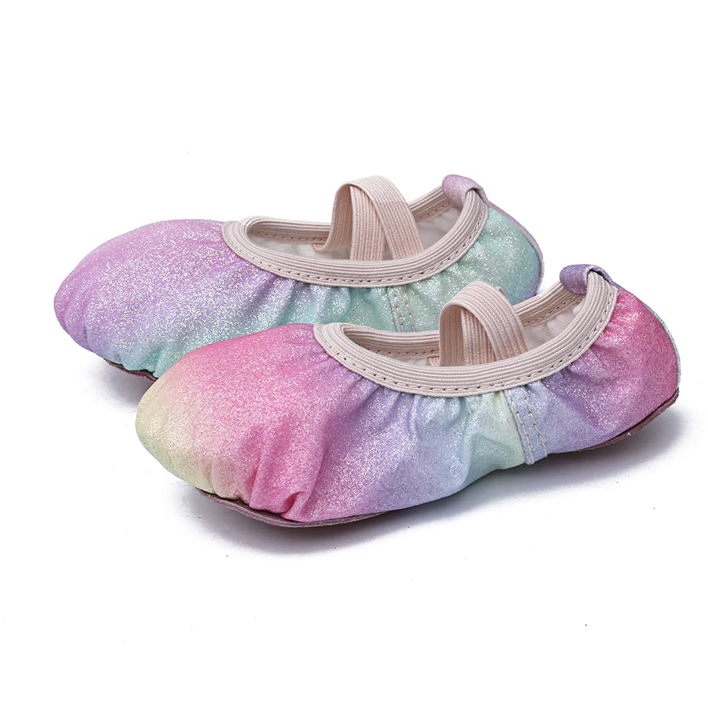 MSMAX Ballet Shoes for Girls - Comfortable Wedding & Party Dance Flats (Toddler/Little Kid/Big Kid) - Perfect for Ballet Class, Recitals & Special Occasions