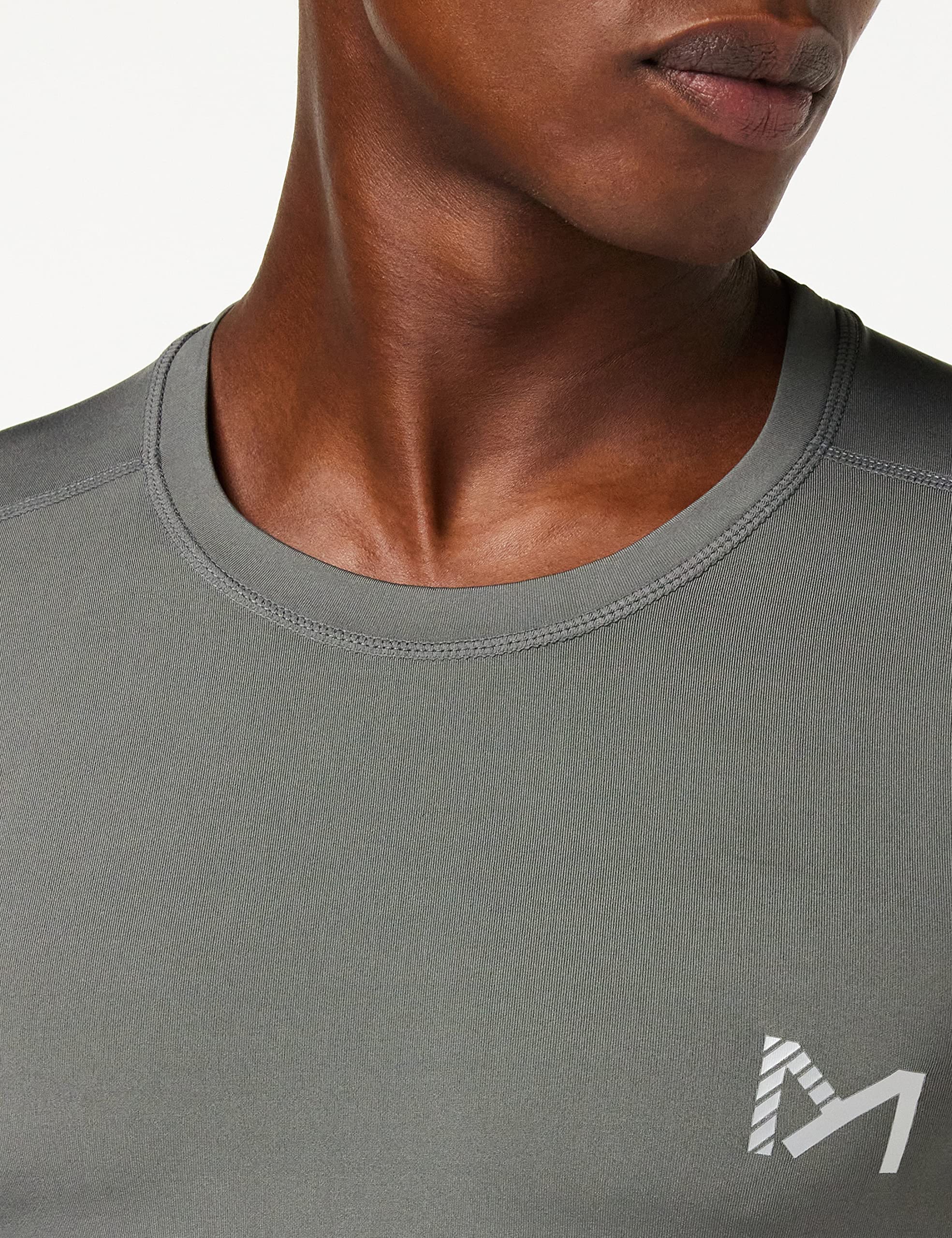 MEETYOO Men's Compression Shirt, Long Sleeve Athletic Base Layer for Running, Gym, Cycling - Moisture Wicking & Breathable Workout Shirt for Sports & Outdoor Activities