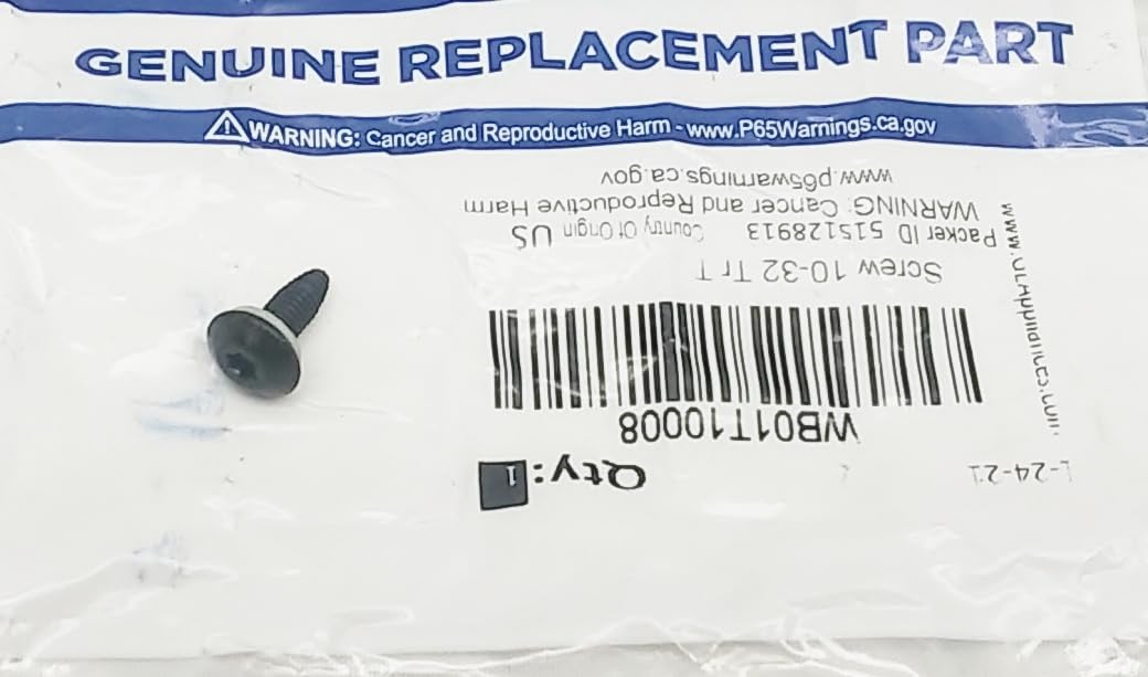 Genuine OEM WB1T10008 Oven Range Stove Door Screw - AM 5-4-1 - EA250314 Replacement Part - Perfect for Kitchen Appliance Repair & Maintenance