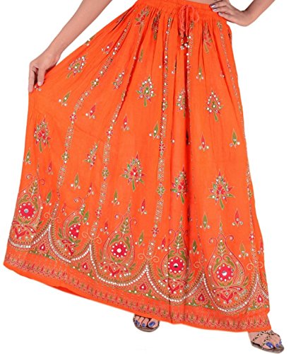 P825 Orange With Sequins