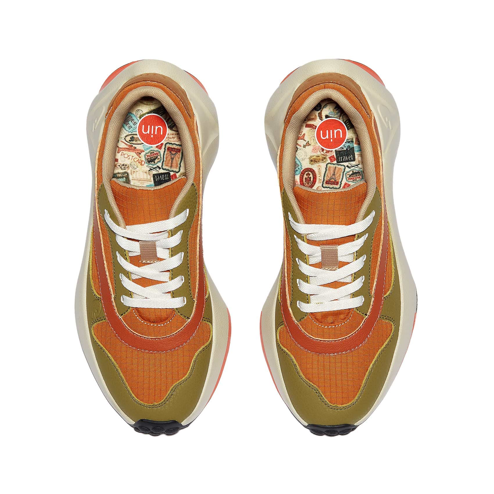 Orange Green Sevilla II Women's Shoes - Stylish & Comfortable Sneakers for Casual Wear, Walking & Running