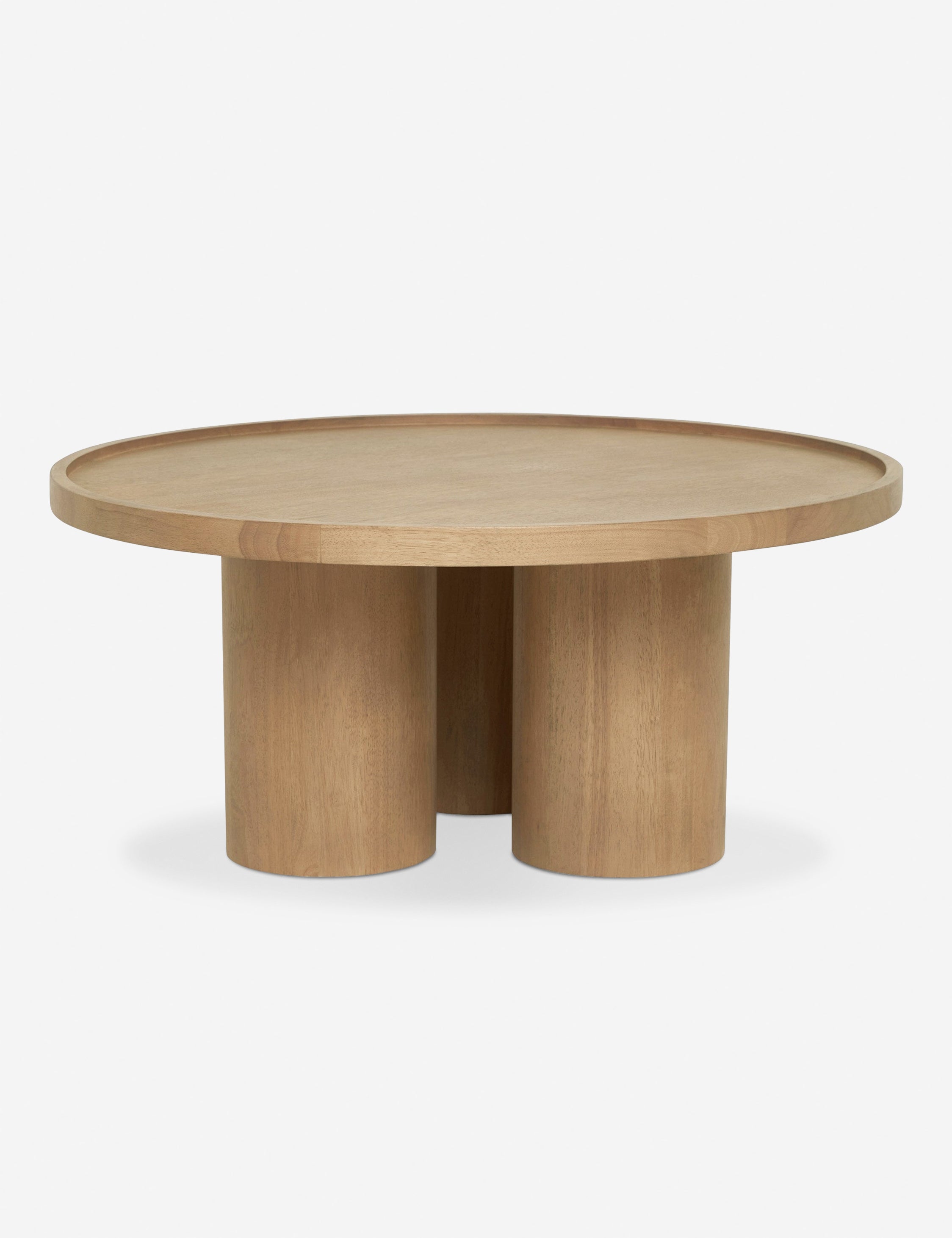 Modern Round Coffee Table with Tempered Glass Top - Stylish Living Room Center Table for Home Decor & Entertaining