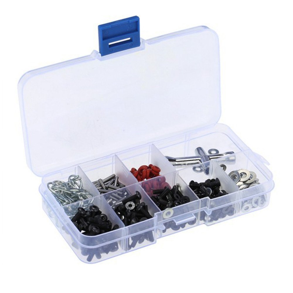 Guolarizi RC HSP Screw Tool Kit - 2401-Piece 1/10 Scale DIY Car & Helicopter Repair Accessories Set | Perfect for RC Vehicle Maintenance and Model Building Projects
