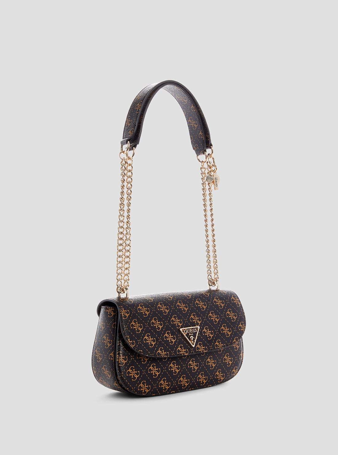 Daryna Crossbody Bag for Women - Stylish Brown Leather Purse with Logo - Perfect for Everyday Use, Travel & Shopping