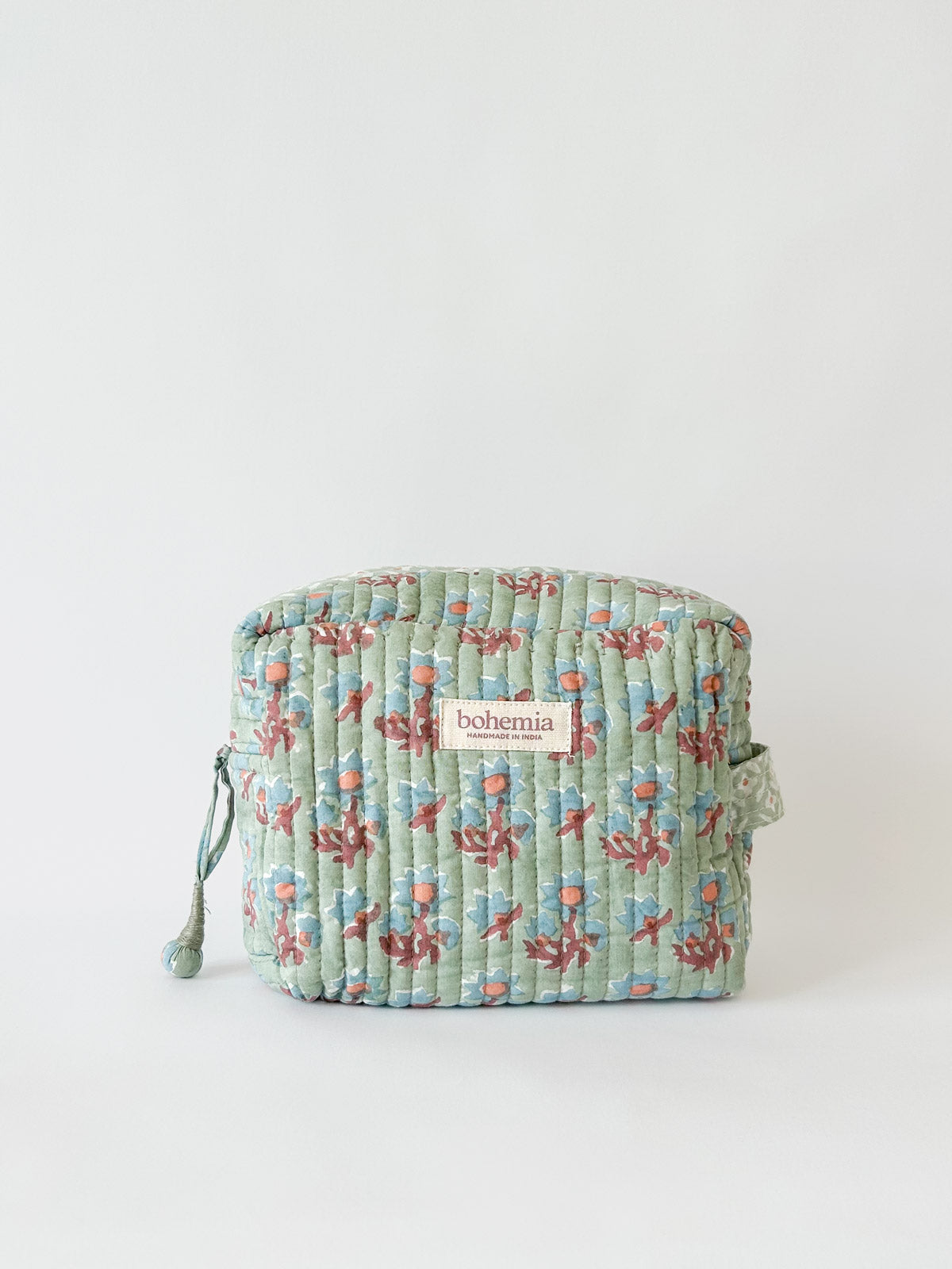 Posie Washbag - Duck Egg Blue Waterproof Travel Cosmetic Bag for Women | Perfect for Toiletries, Makeup, and Travel Essentials