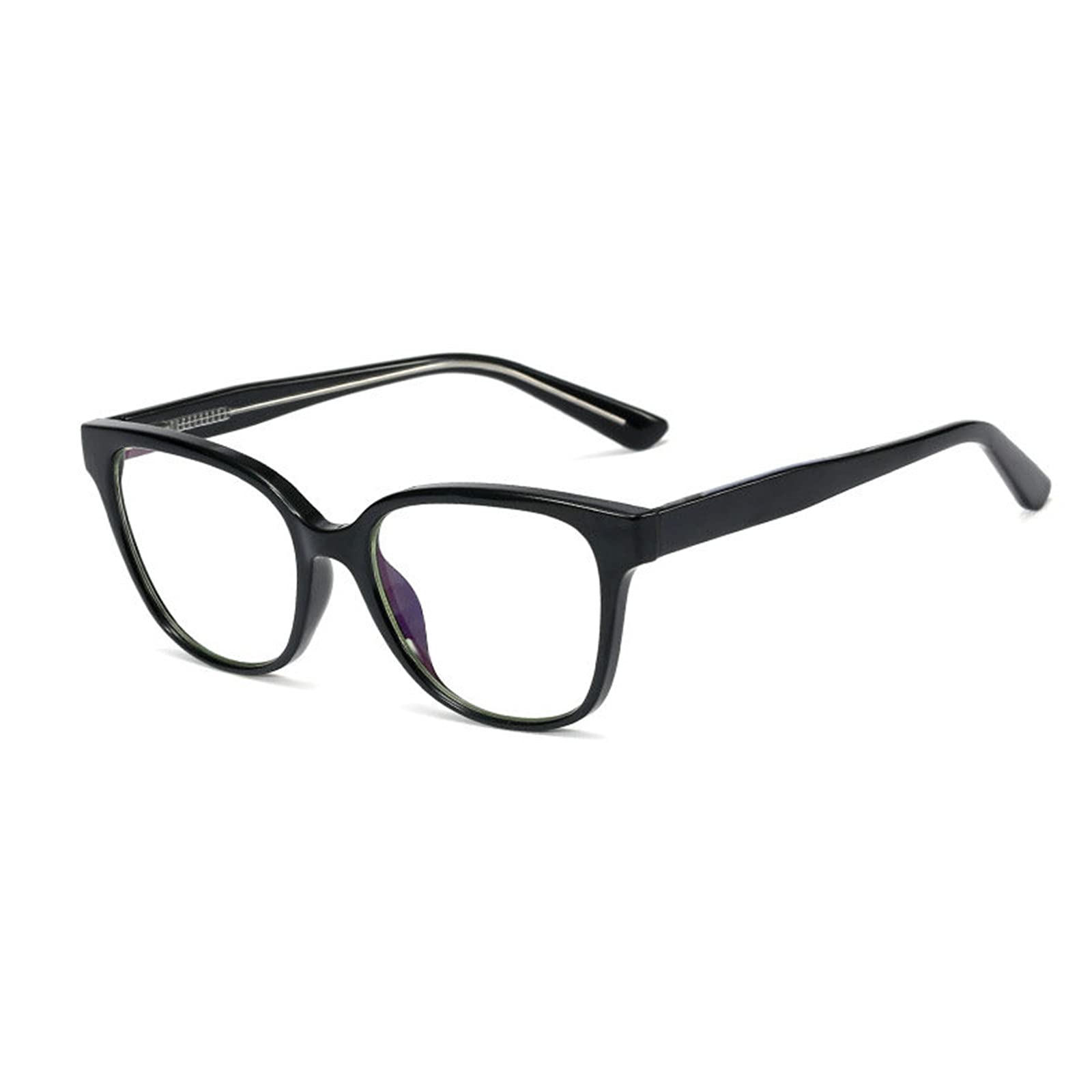 Adjustable Reading Glasses for Women - Stylish Bifocal Readers with Clear Lens & Square Frame | Blue Light Blocking Glasses for Computer Work, Reading, and Office Use